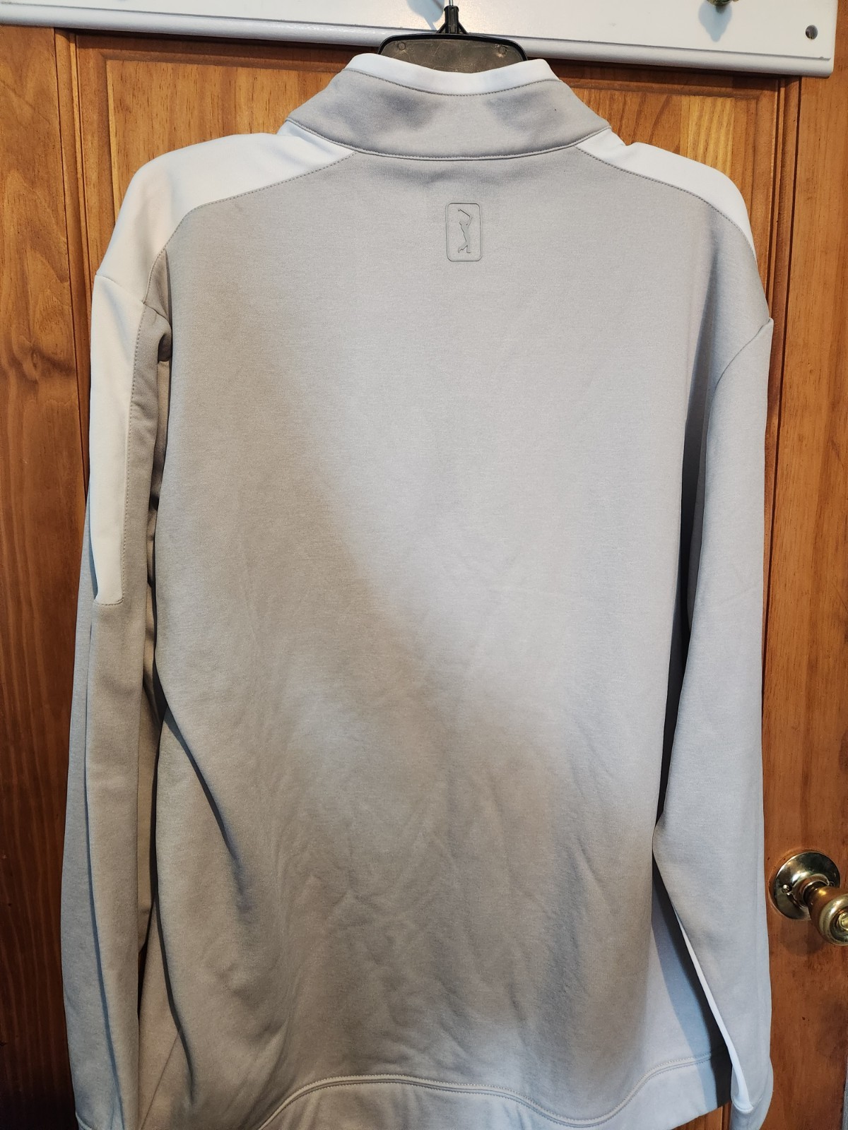 PGA TOUR Mens Golf 1/4 Zip Pull Over Sweater Quarry Heather XL $70 NWT