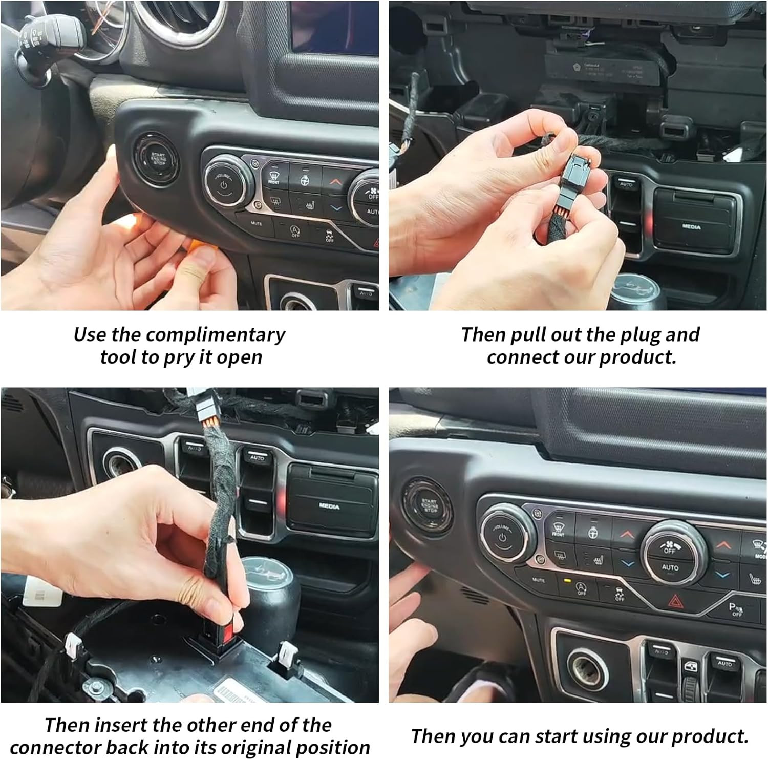 Auto Start Stop Eliminator for Jeep Wrangler JL 2018 2019 2020 2021 2022 2023 20