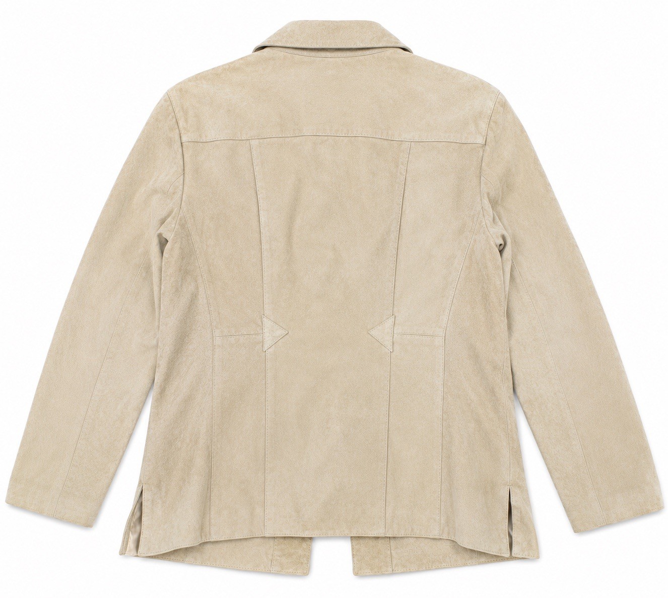 Vintage Virany Hungary Genuine Suede Leather Safari Jacket Men’s L Beige