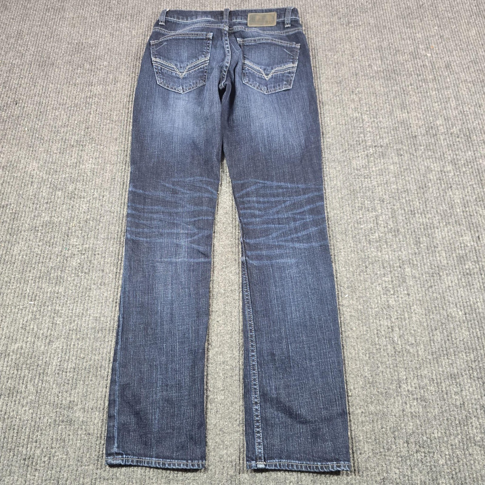 BKE Alec Jeans Mens 29×32 Blue Medium Wash Slim Straight Stretch Denim Pockets