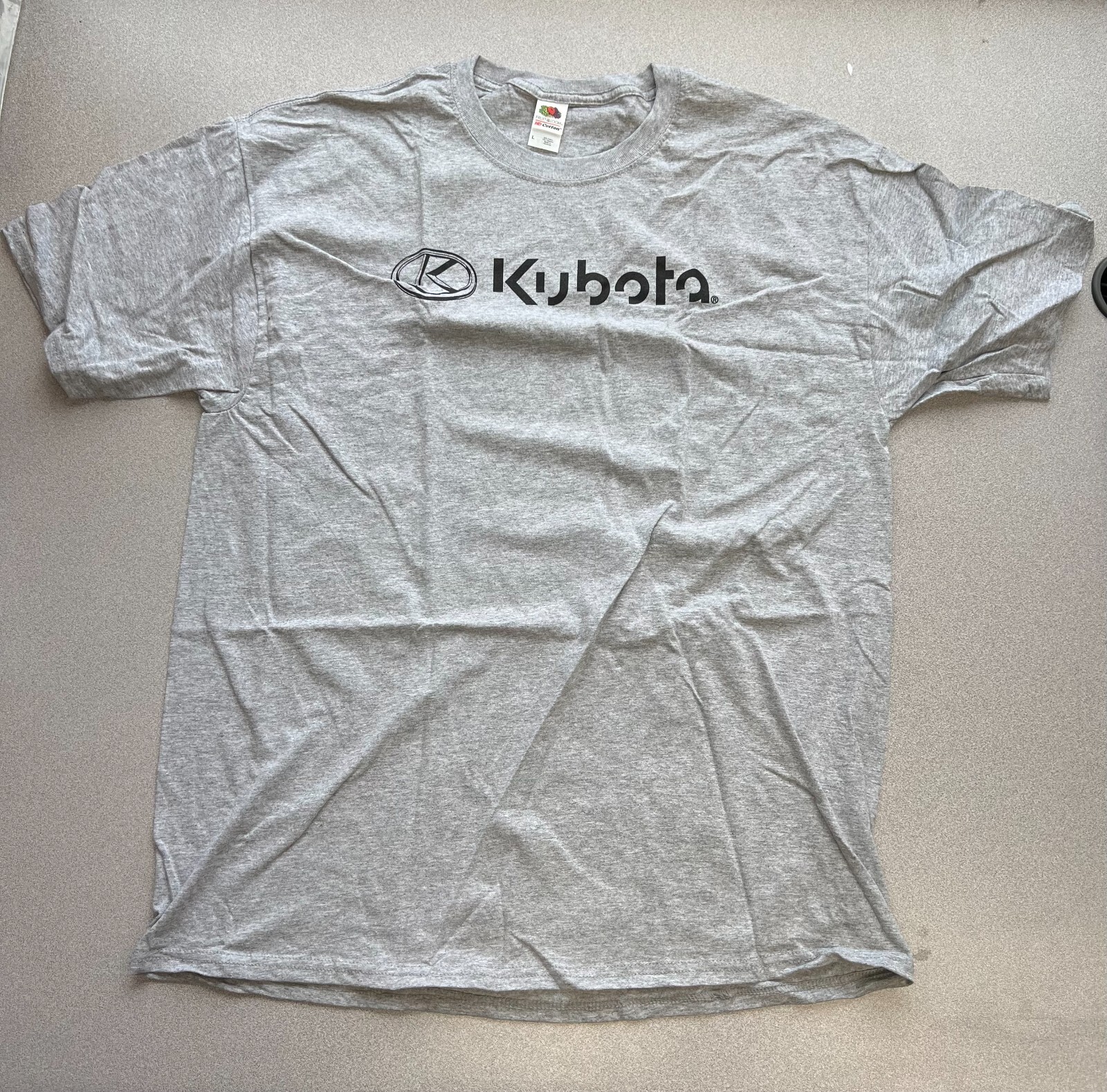 New Light Gray Kubota Logo T-Shirt 2XL