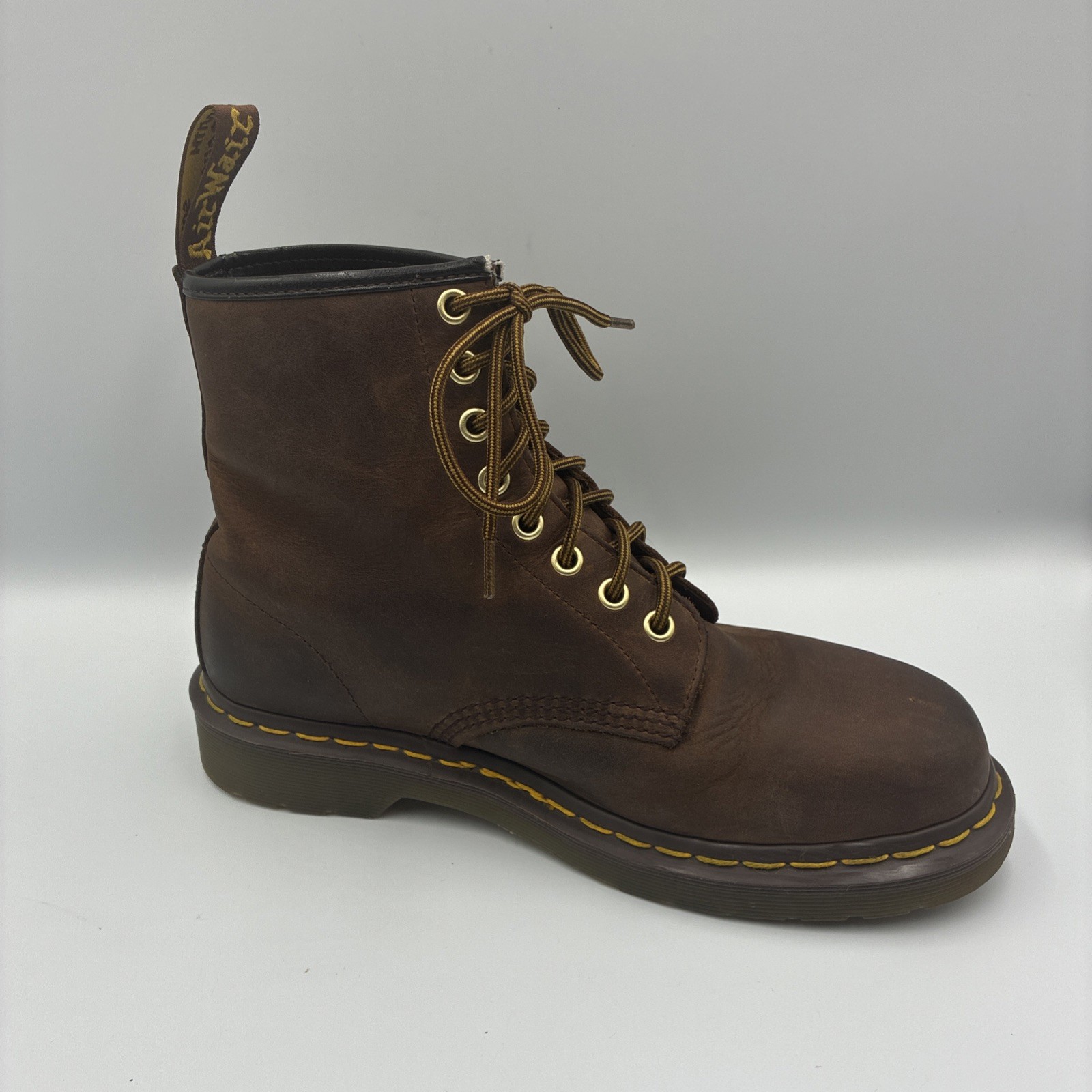Dr. Martens 1460 Crazy Horse Brown Leather Boots Men’s Size 8 Women’s Size 9