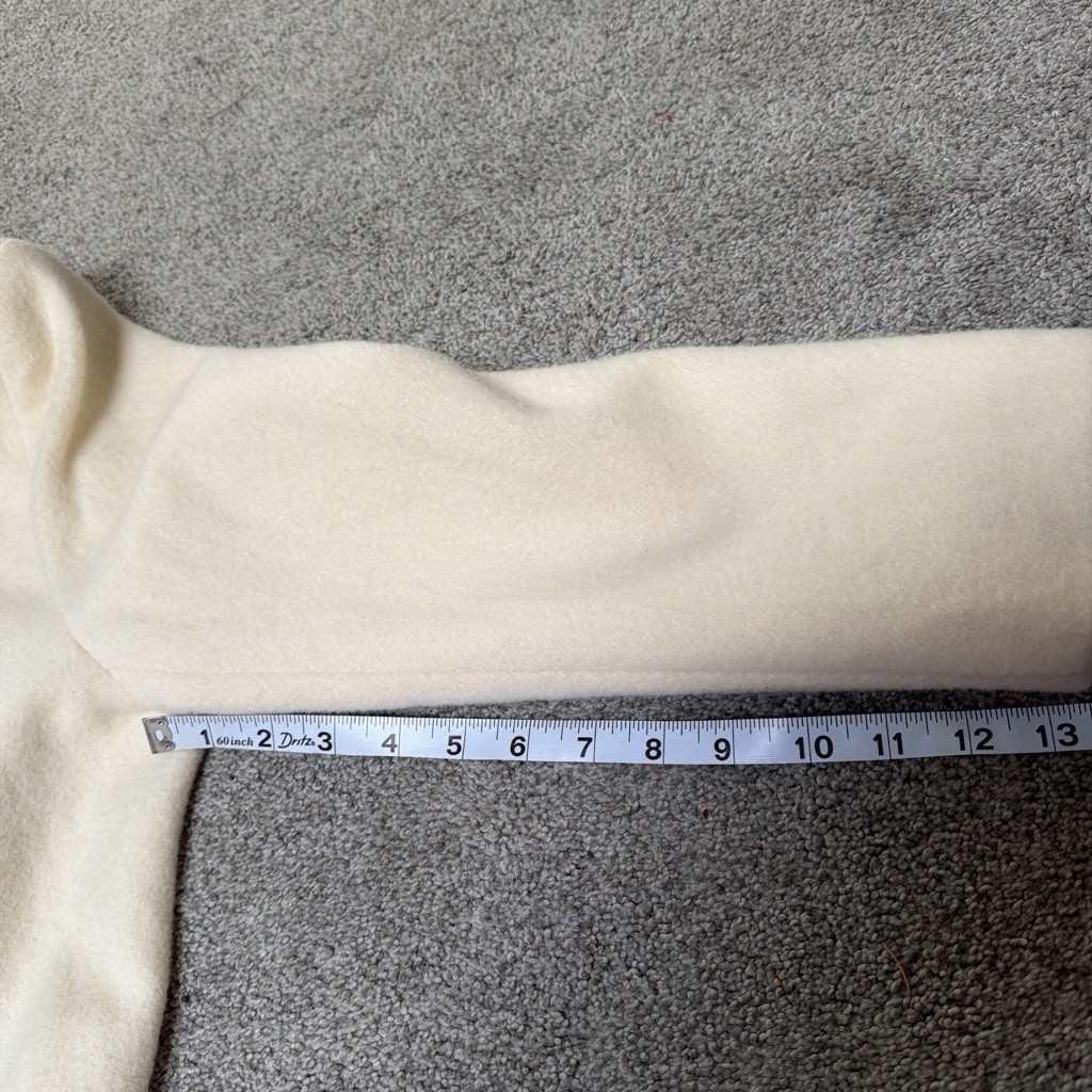 Kristen Blake Vintage Cream Wool Blend Trench Coat Women’s Sz 14P EUC