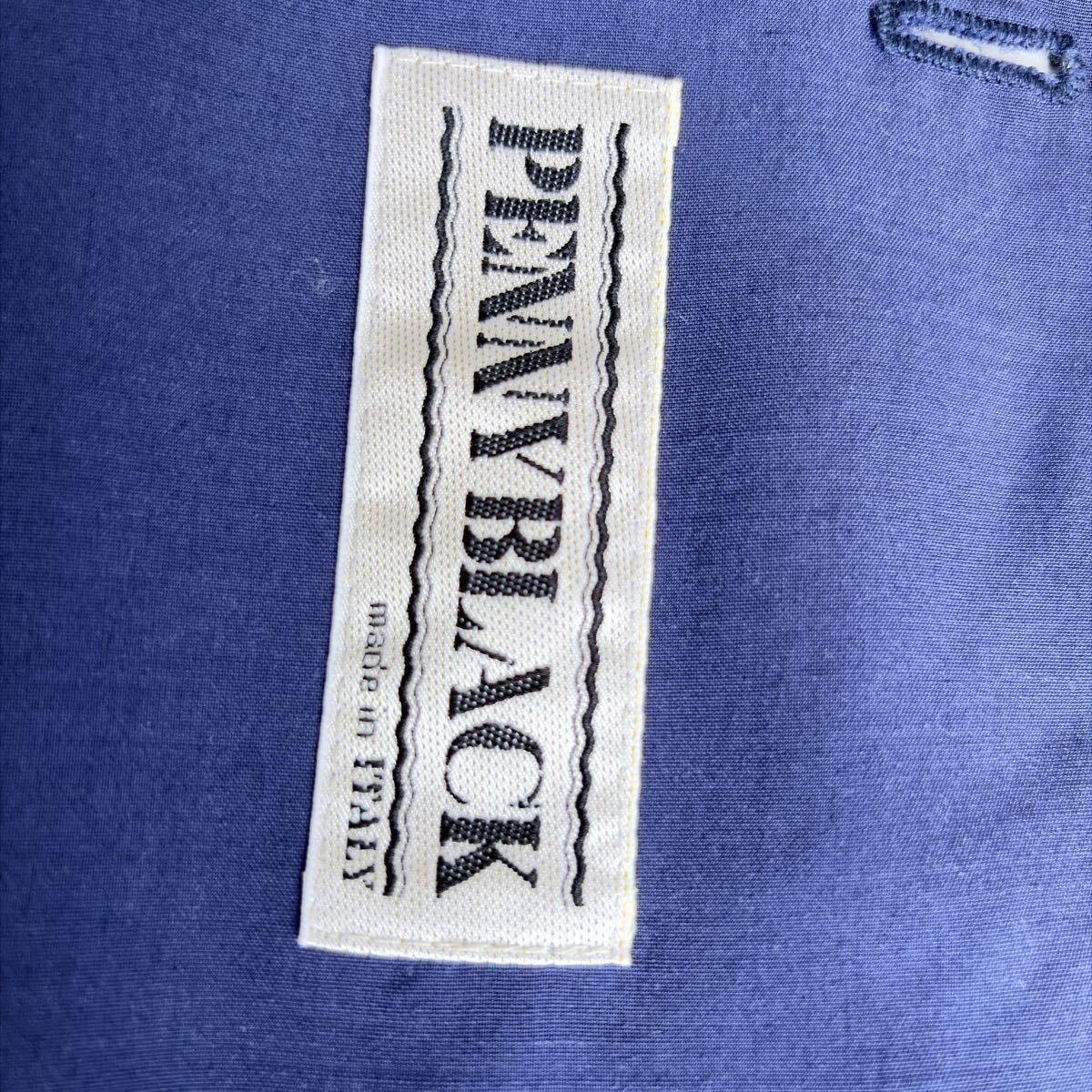 PENNYBLACK Silk Blend Oversized Tailored Jacket Navy Blue Size 42