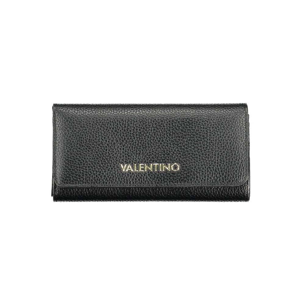 Mario Valentino Nero Polyurethane Women Handbag 100% Authentic – VA-12041