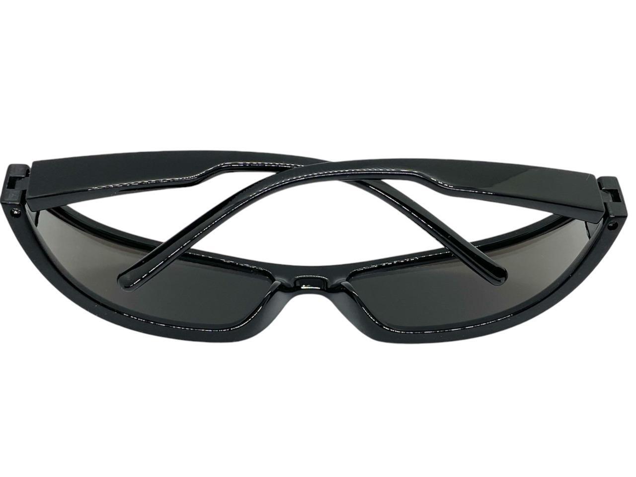 SPACE ROBOT FUTURISTIC Raver Party Biker Hardcore SUN GLASSES Thin Black Frame