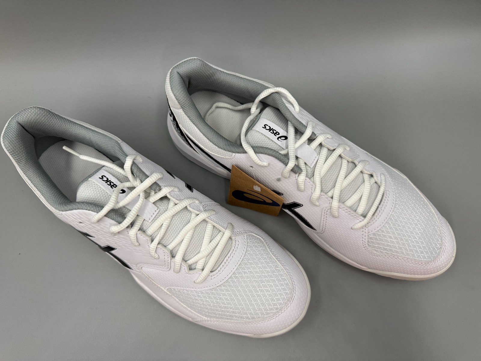 Men’s ASICS GEL-Dedicate 8 Tennis Pickleball Sneakers, White, Size 12 New w/Box