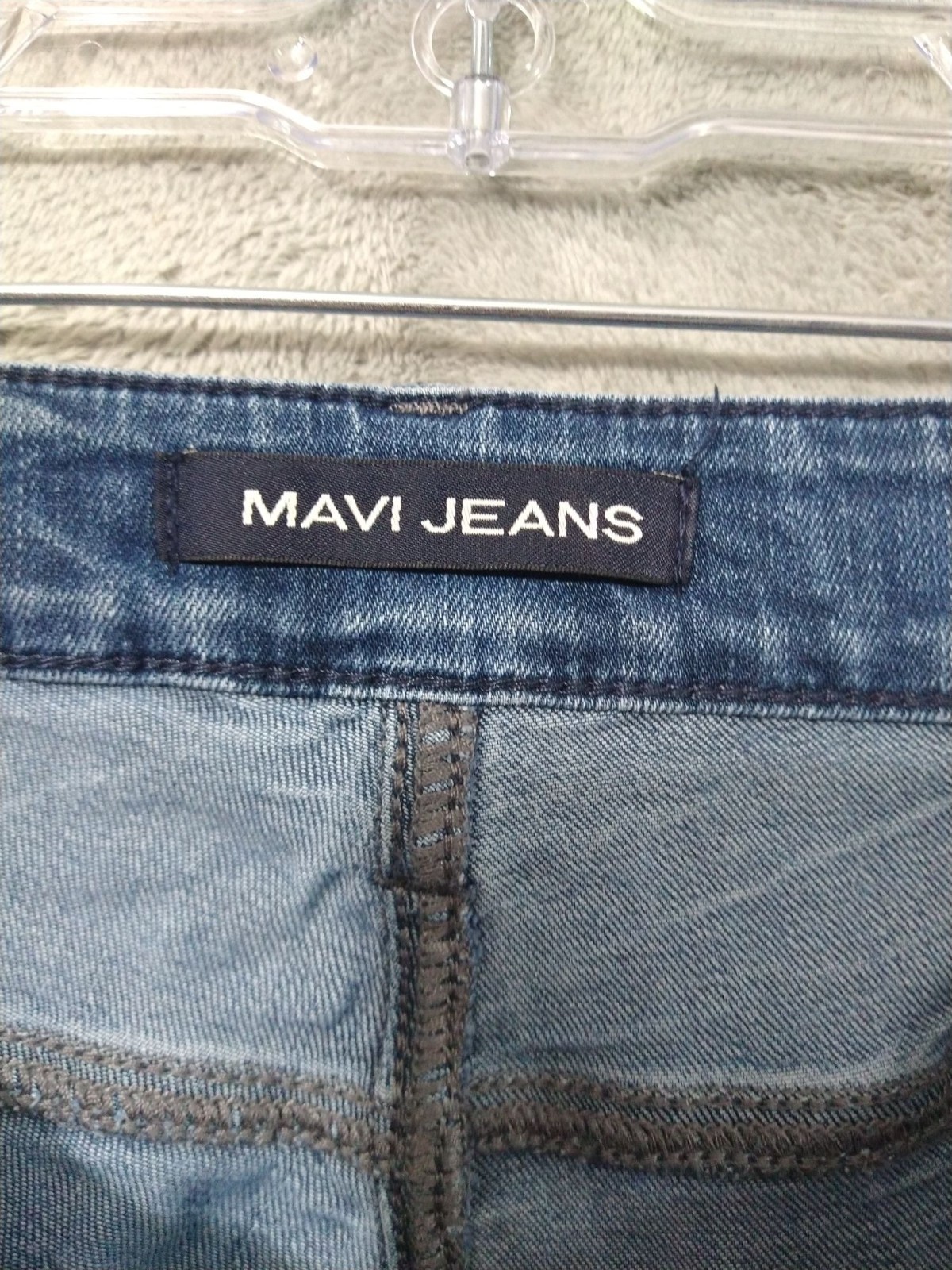 Mavi Jeans Mens 32×32 Blue Denim Slim Straight Leg Medium Wash Stretch Mid Rise