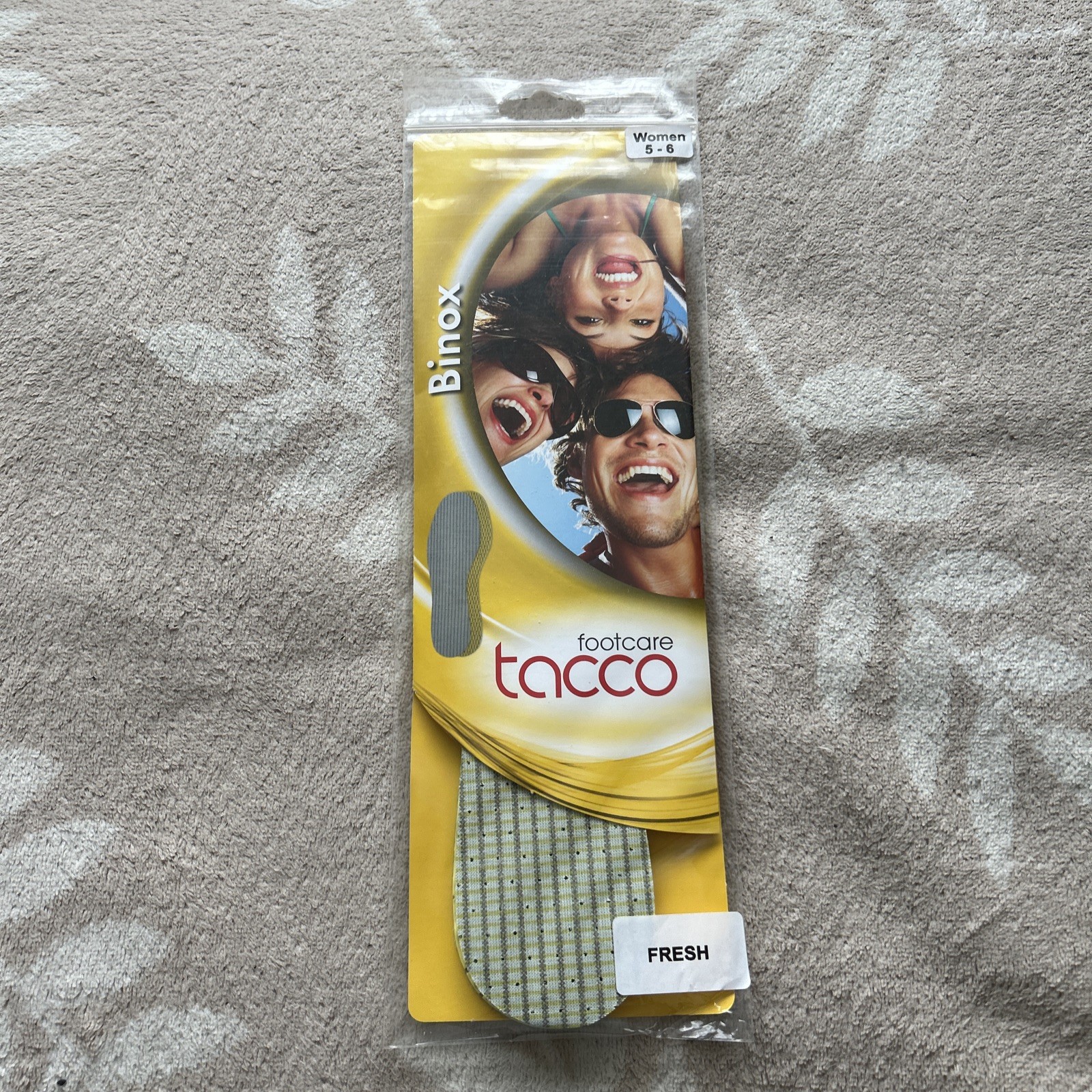 Tacco Binox Traditional Fresh Foot Care Insole Women 5-6