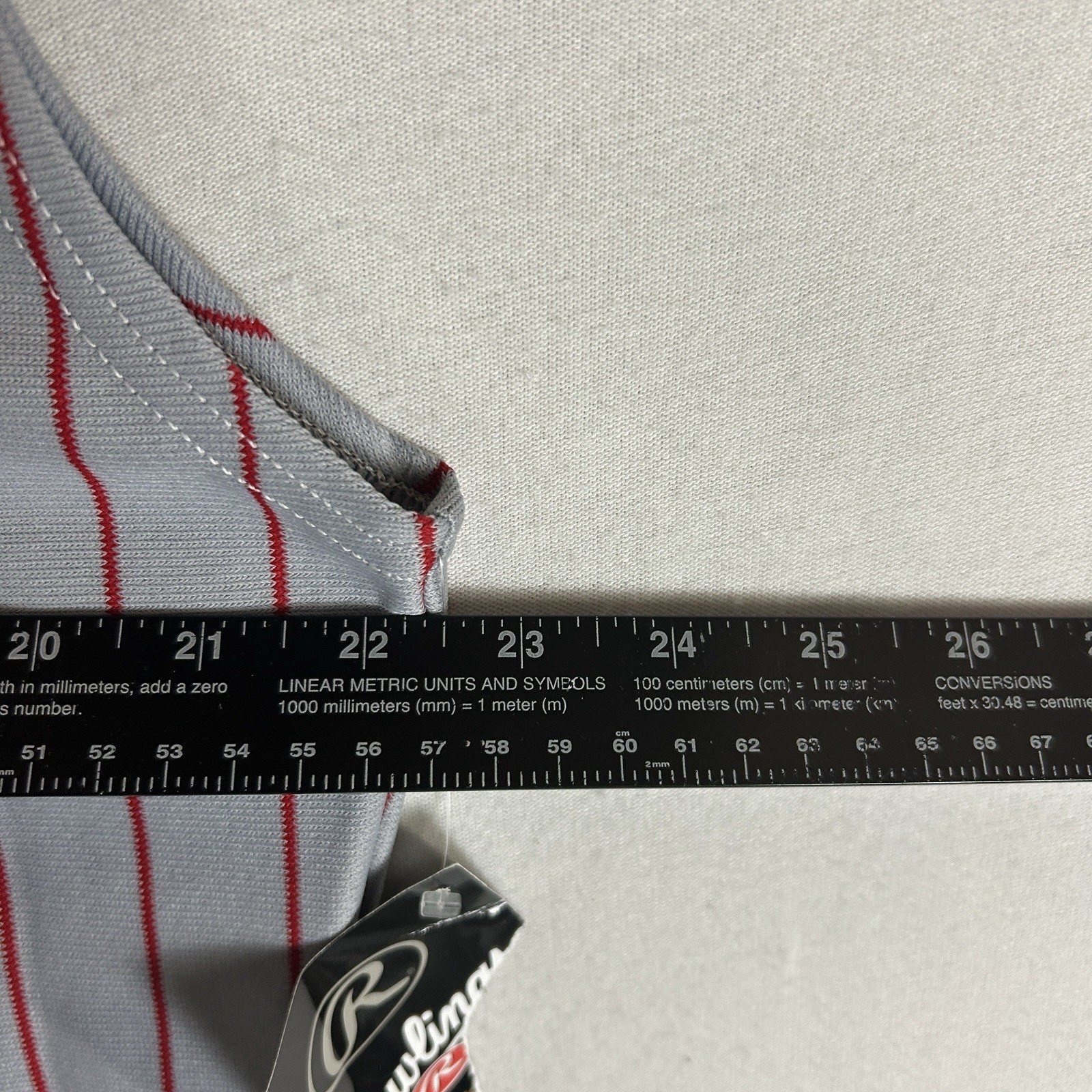 Rawlings NEW Pinstripe Baseball Sleeveless Jersey Vintage Men’s Adult Medium NWT