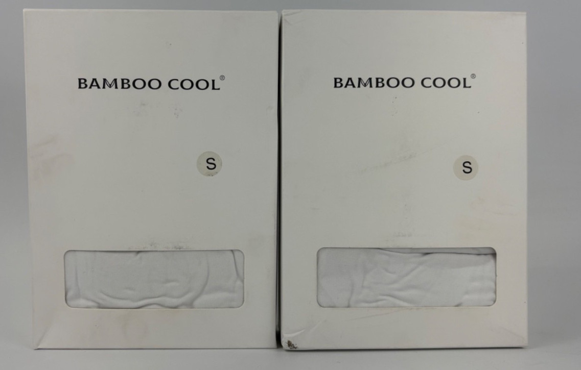 BAMBOO COOL Mens Breathable Soft Underwear Open-fly Classic Briefs-2 Pack