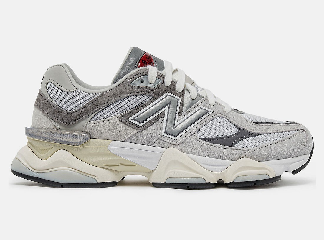 New Balance 9060 Rain Cloud Grey Mens Grey Sports Sneaker U9060GRY