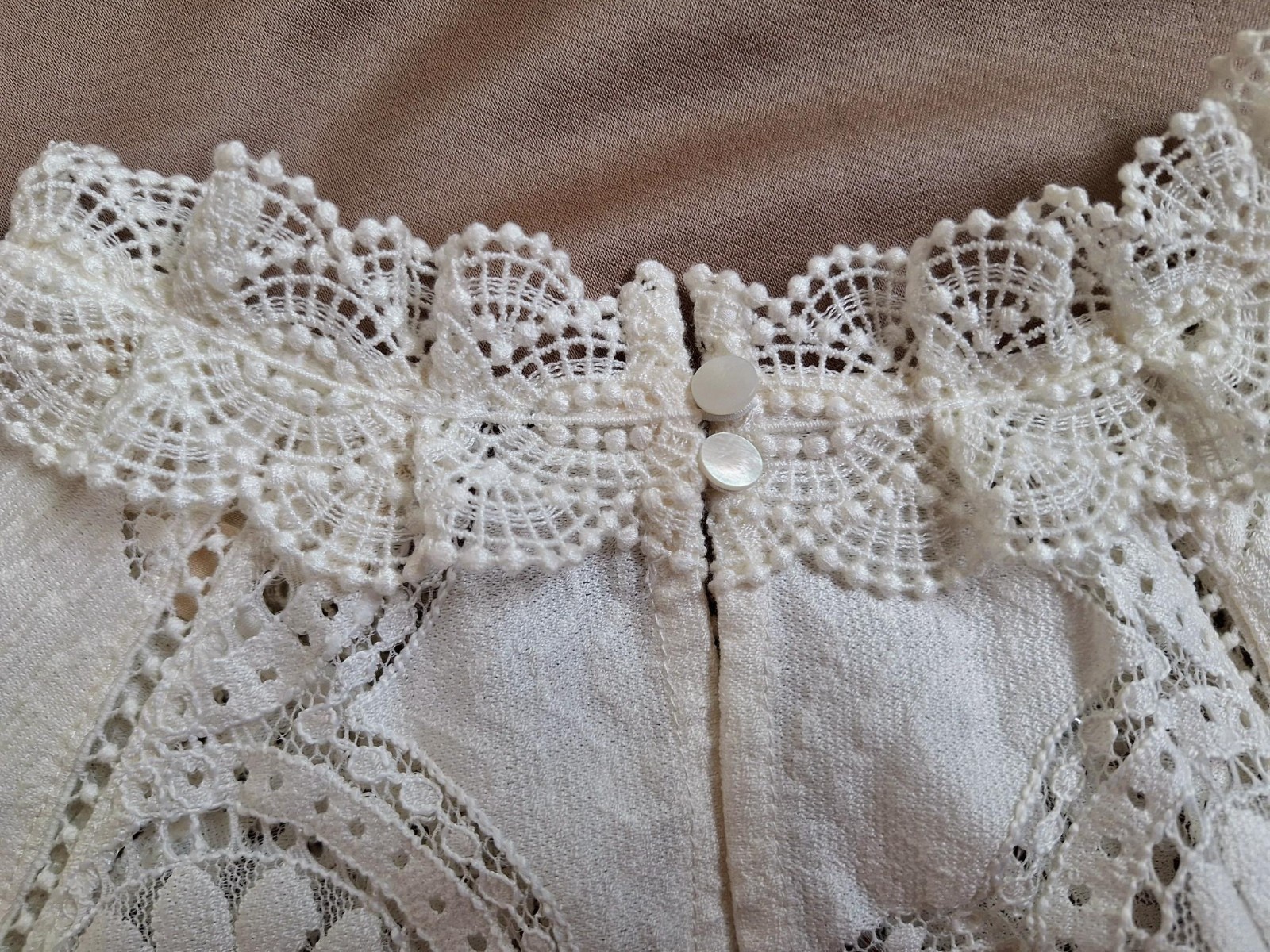 Sezane Bianca Blouse Écru. – Size 42 – NEVER WORN