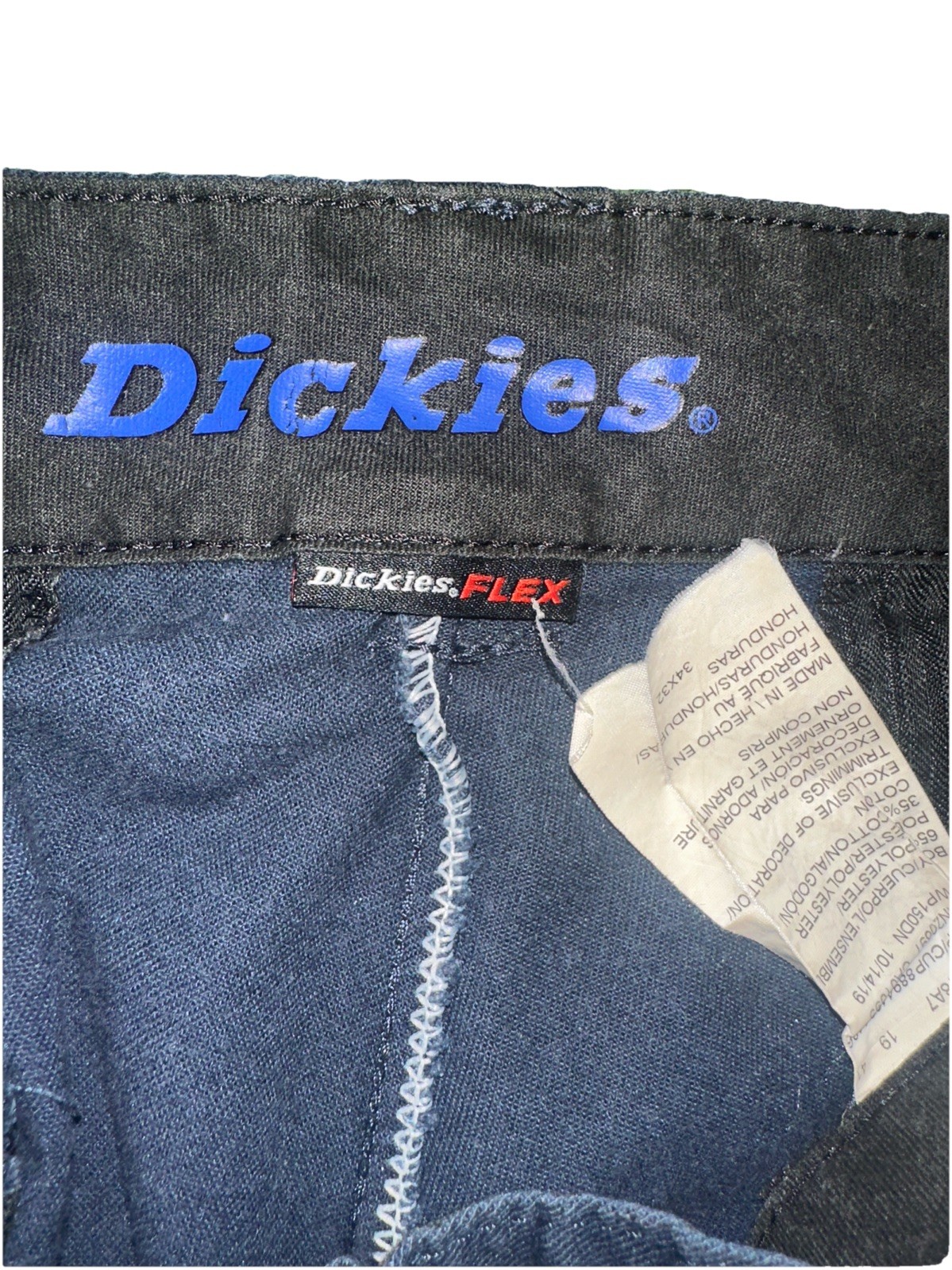 Mens 34×32 Stretch Pants Classic Fit Straight Leg Outdoor Work Regular Fit Pants