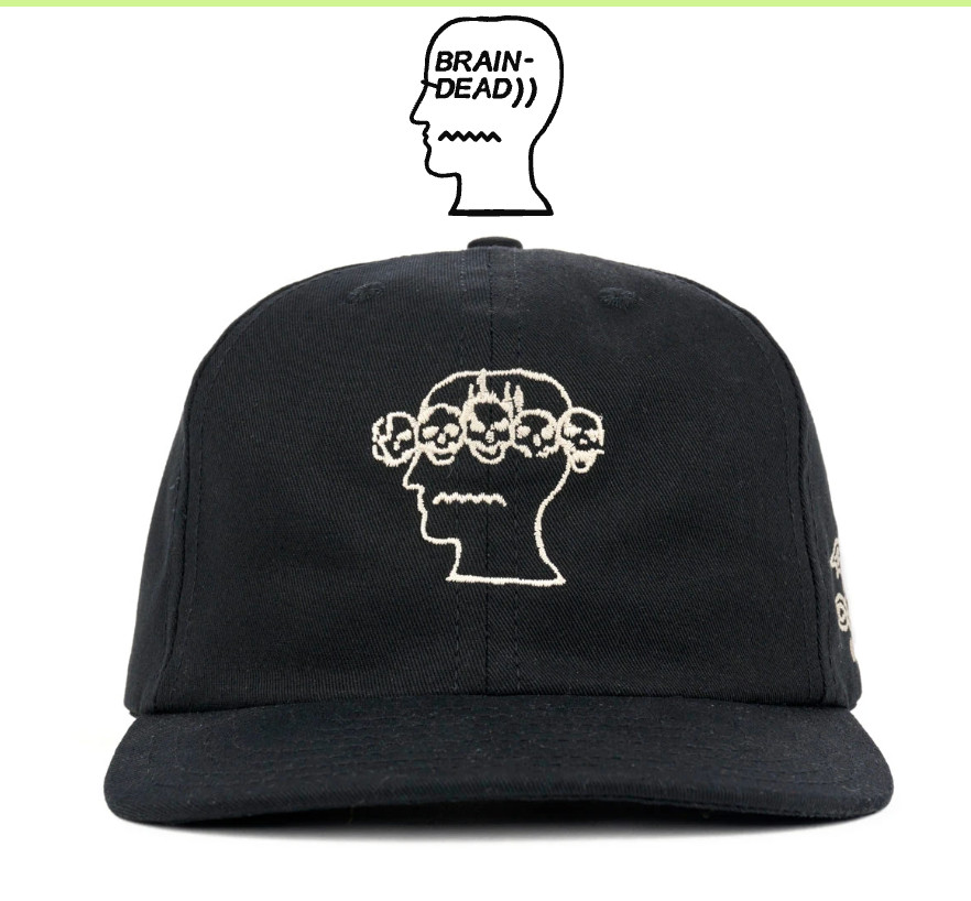 Brain Dead Fantasy Fest MTG 6 Panel Hat – Black NEW / UNOPENED
