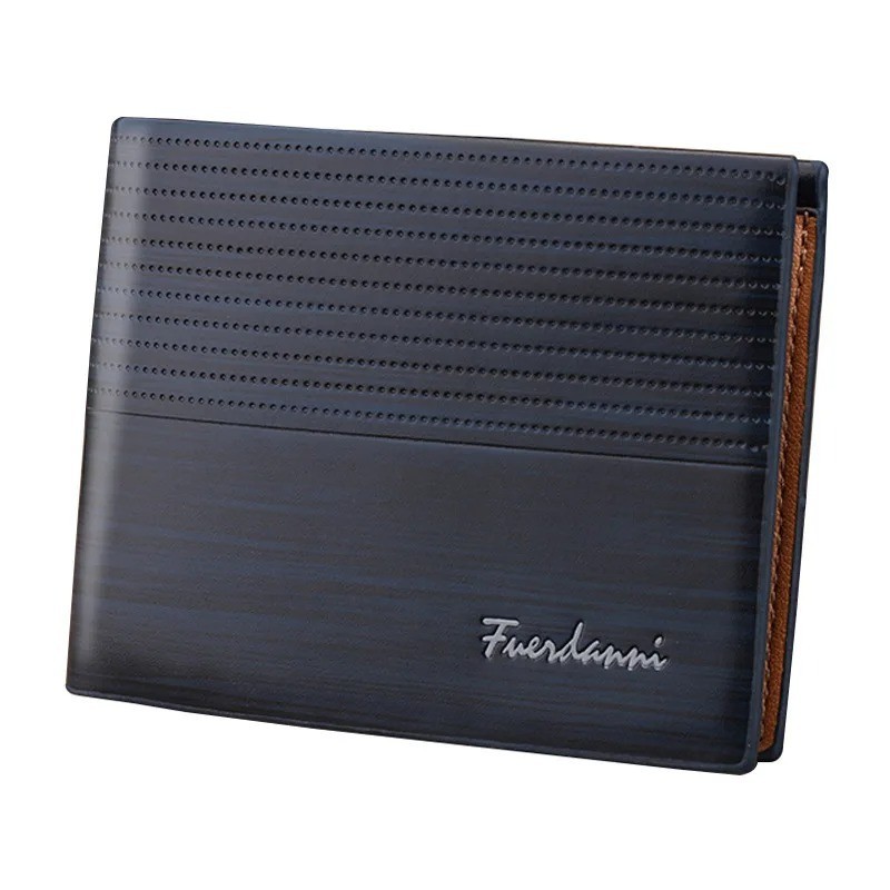 Mens Leather Bifold Wallet Credit Card ID Holder Slim RFID Blocking Gift for Him