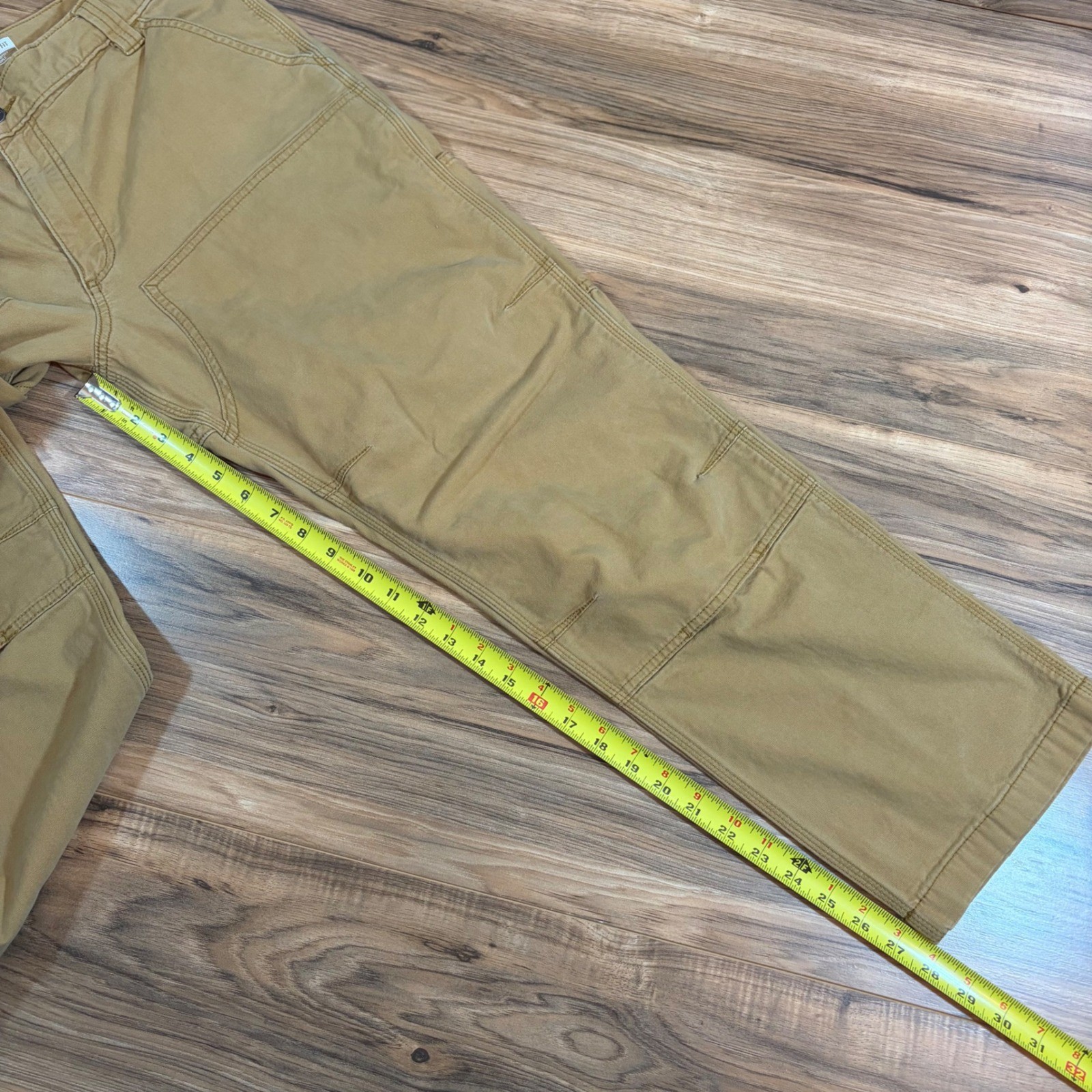 Carhartt Rigby Rugged Flex Double Knee Flex Canvas Work Pants Tan 36×30 102802