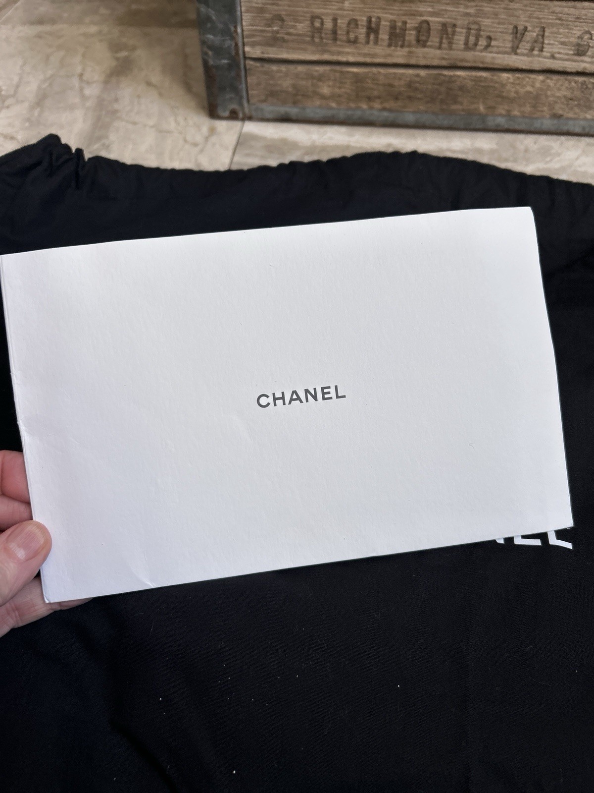 CHANEL Deauville leather & tweed handbag shopping tote – black & white