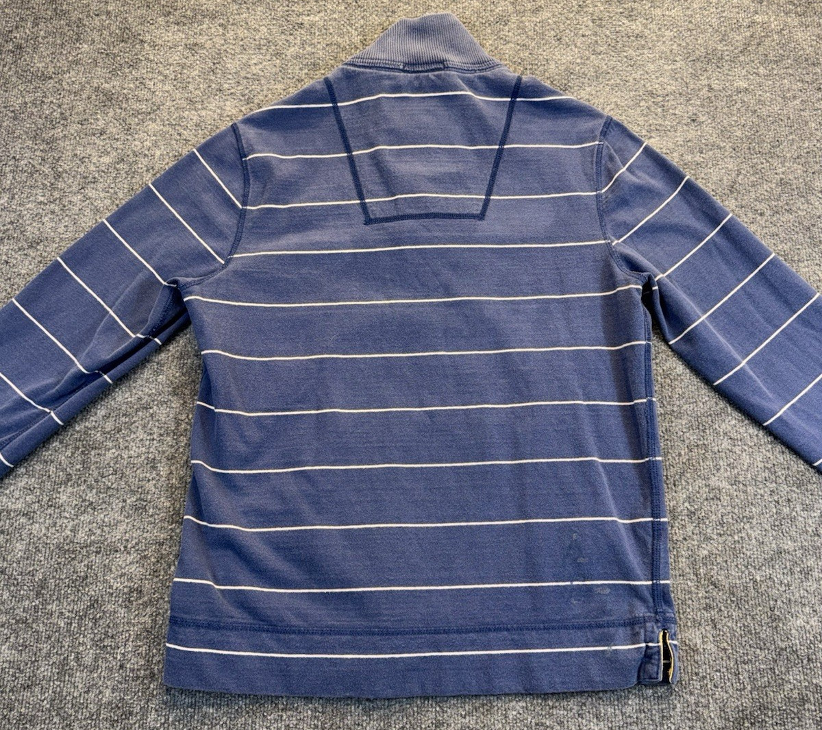 American Eagle Vintage Fit Pullover Sweatshirt Men’s Size M Blue Striped AE77