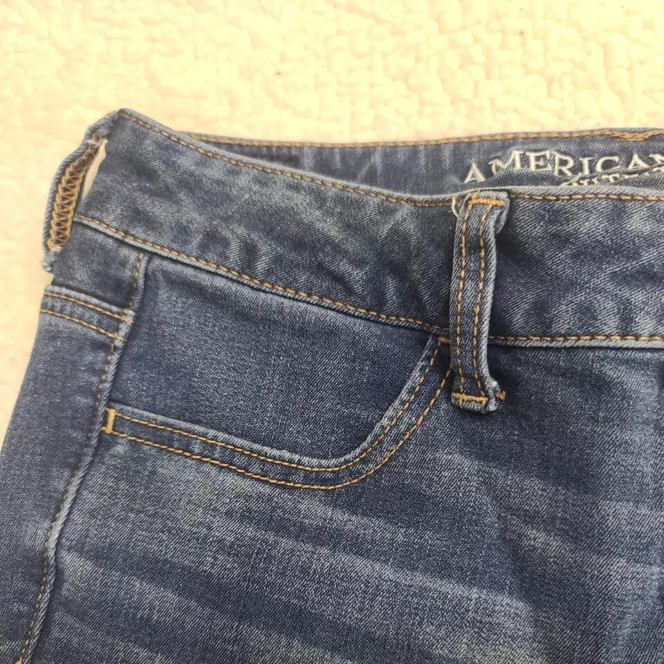 American Eagle Outfitters Jeans Womens 4 Blue Jegging Super Stretch X4 27×29
