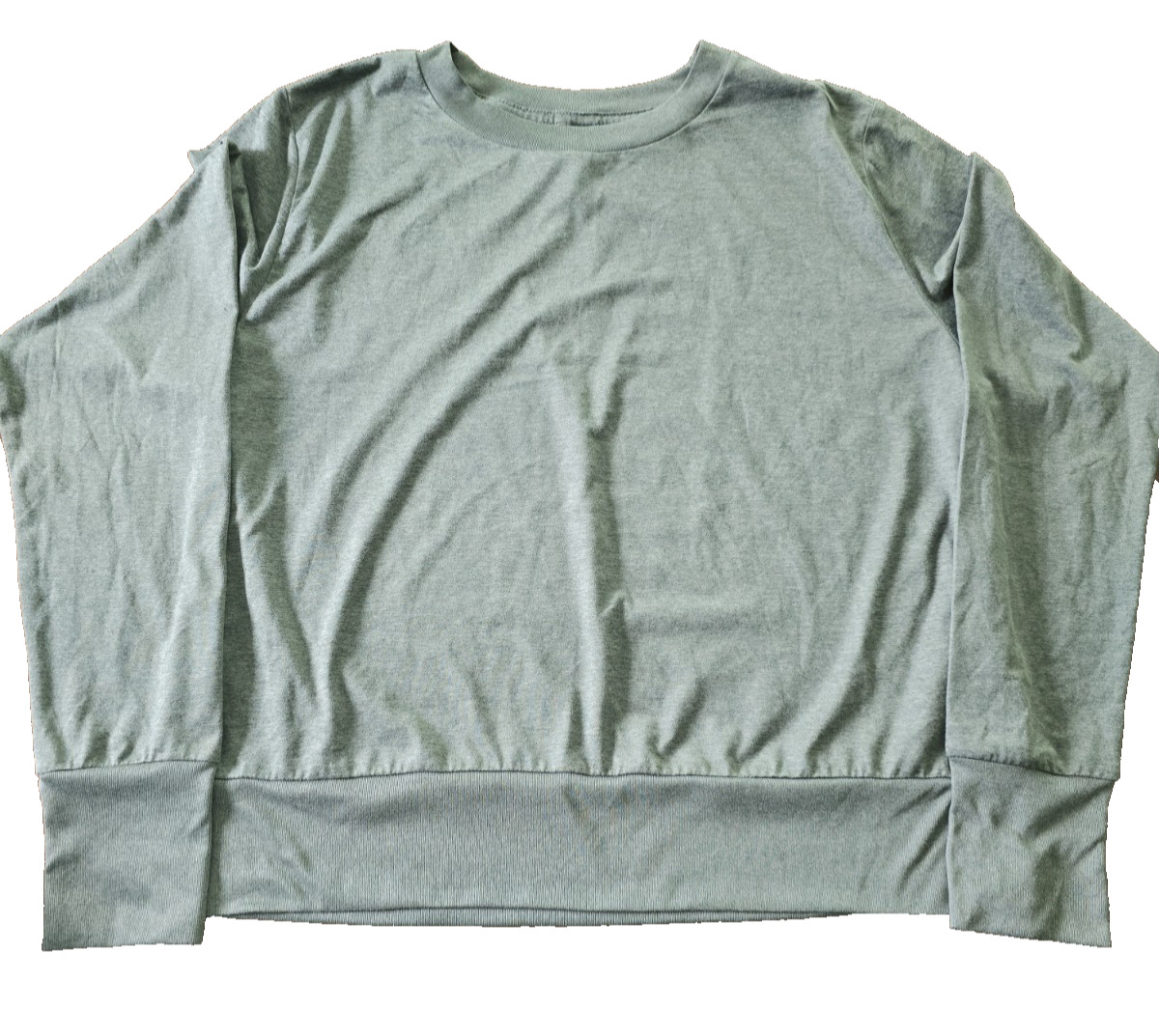 NWT Vuori Women’s Day Dream Crew Marsh Heather Color Size Large