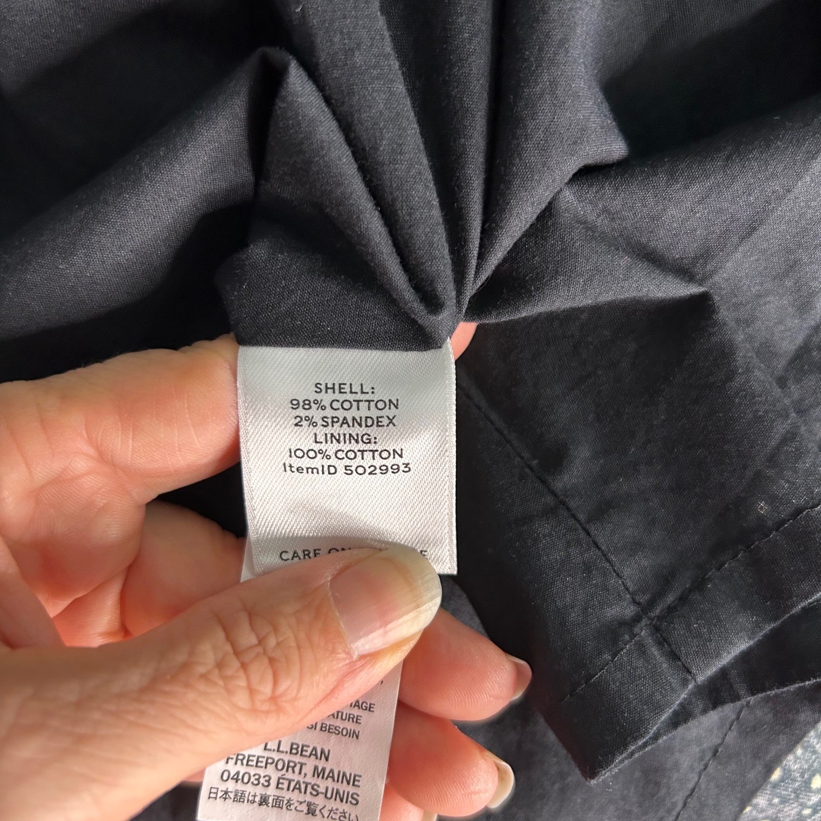 LL Bean Signature Deer Print Fit & Flare Dress Black Sleeveless Size 6 502993