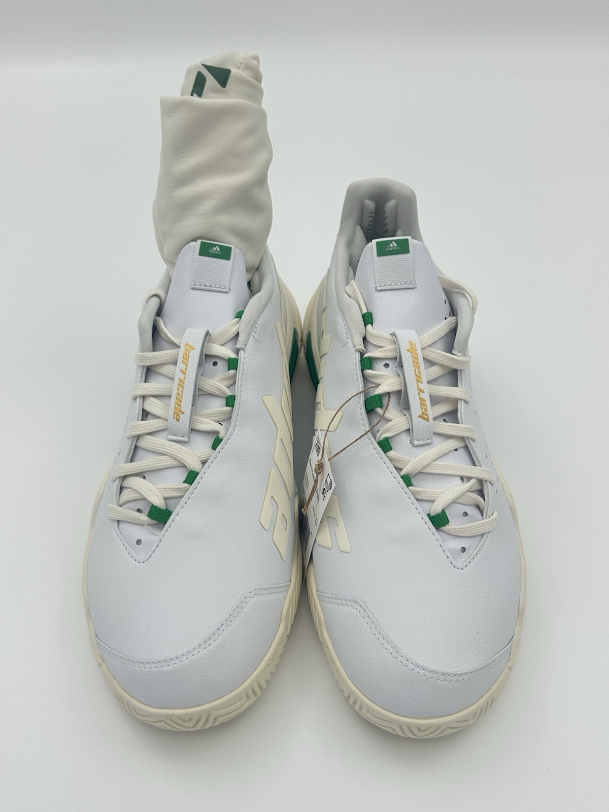 Adidas Barricade U Stanniversary Men’s Size 10 White Green Tennis Shoes GZ1408