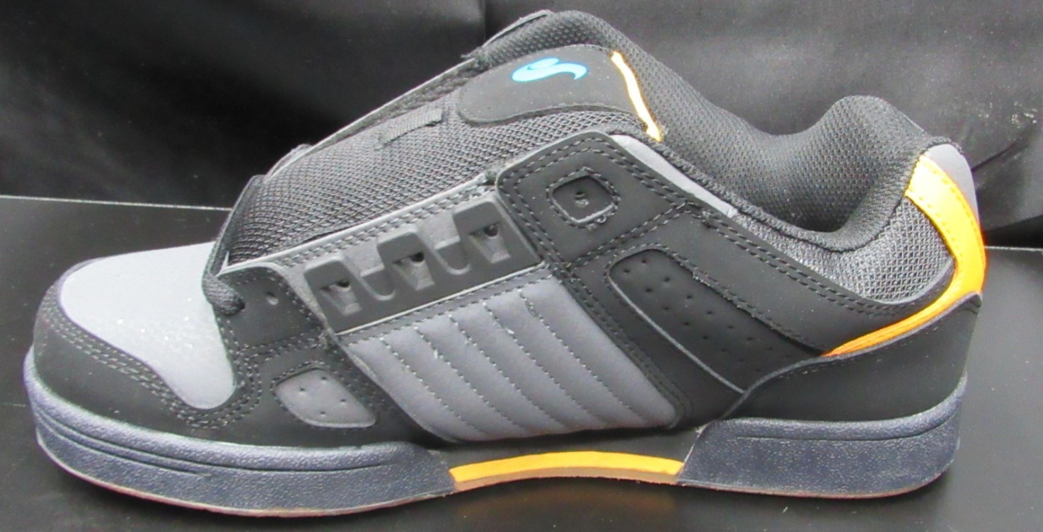 DVS Skateboard Shoes Celsius Black/Orange/Blue MEN’S 8.5