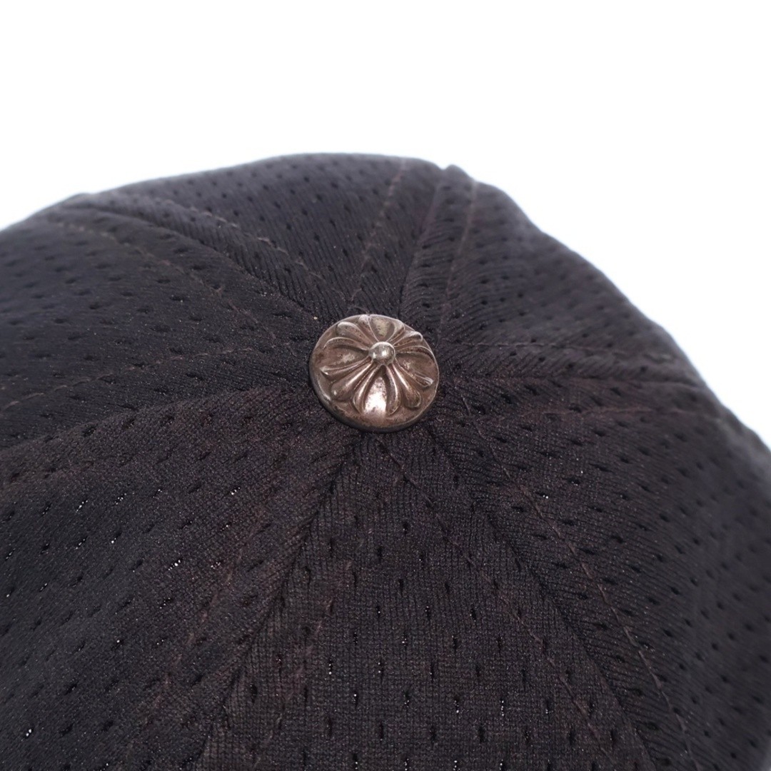 CHROME HEARTS MESH CAP CH Logo Embroidered Baseball Hat Black Used 9b4d84861874f