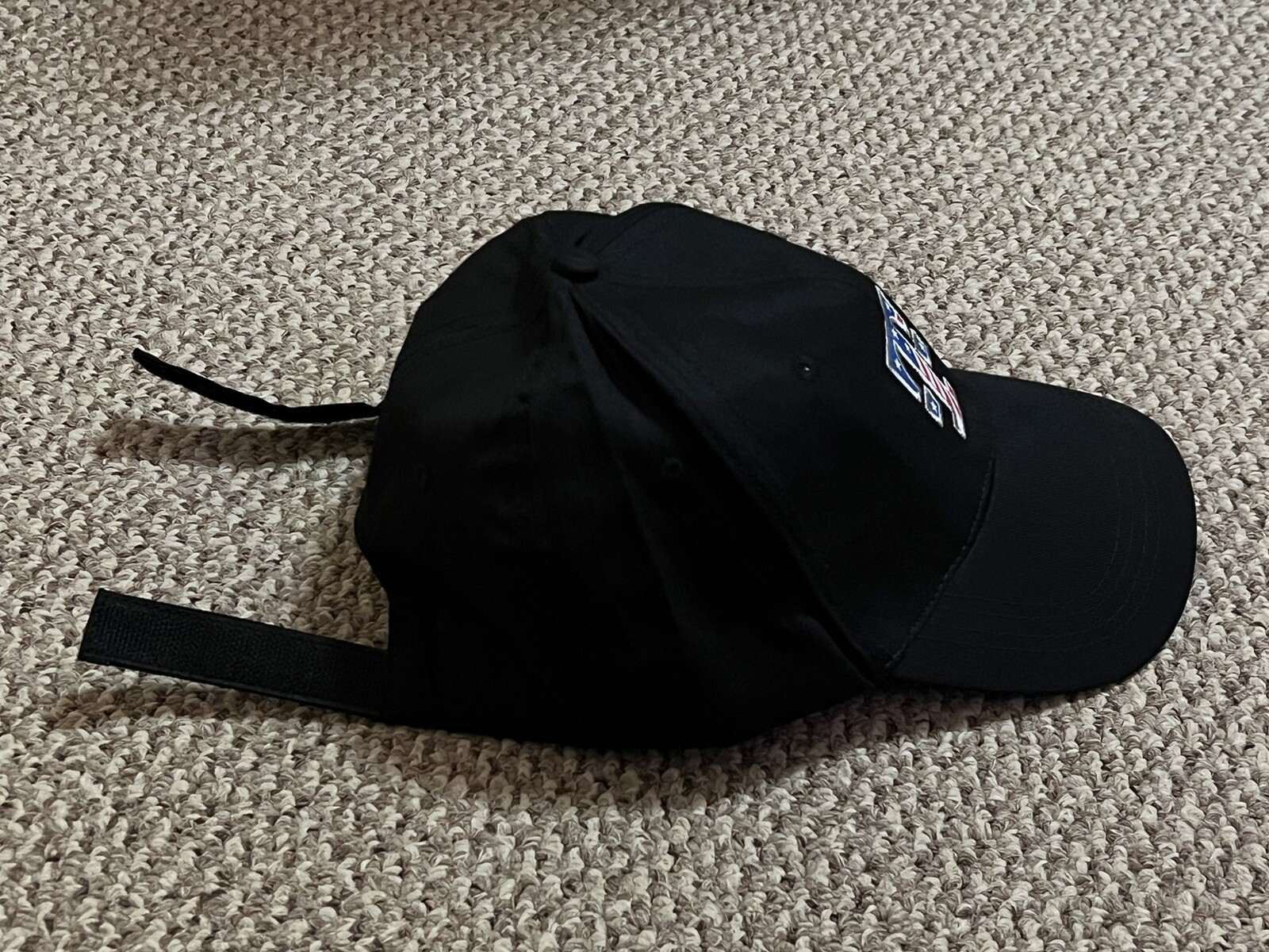 T-Mobile Tuesdays Baseball Cap Hat Black w/ U.S.A. Flag / Camo Patriotic Design