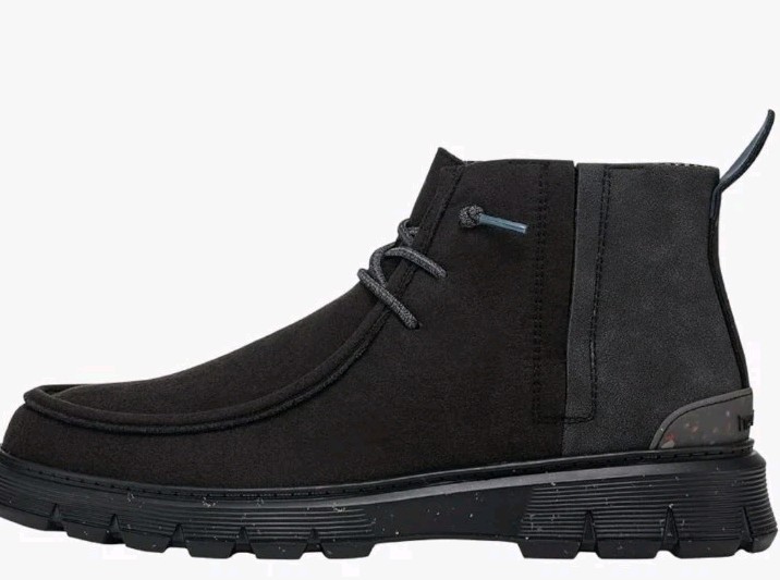 Hey Dude Men 12 Boris Eco Tobacco Brown Casual Daily Lifestyle Chukka Ankle Boot