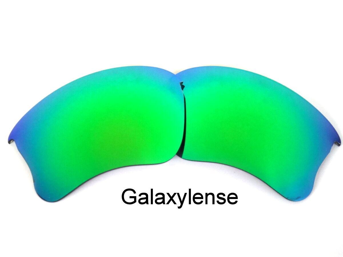 Galaxy Replacement Lenses For Oakley Flak Jacket XLJ Sunglasses Green Polarized