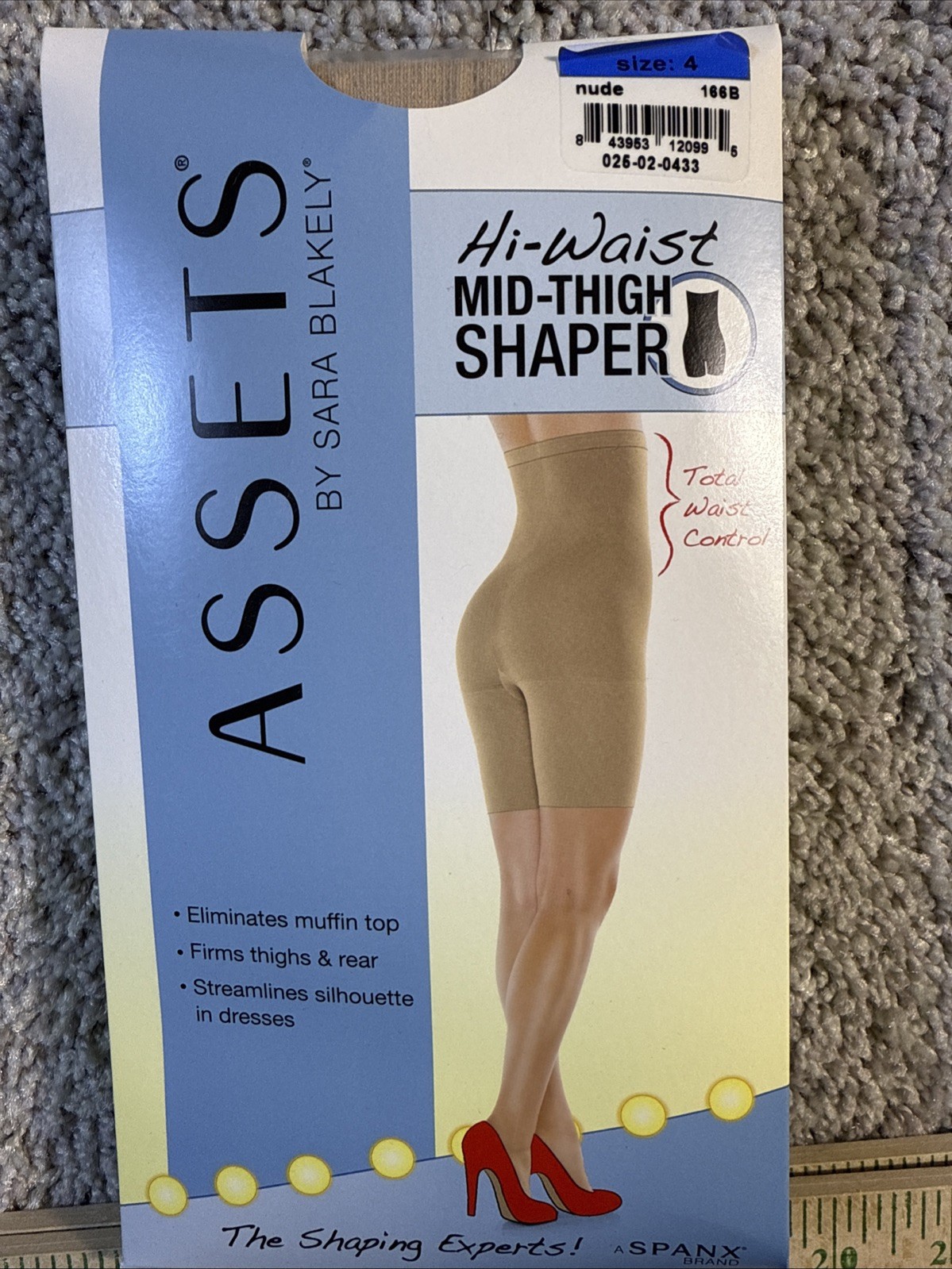 NWT Spanx Mid-Thigh Shaper Size 4 Nude 180-220 Lbs