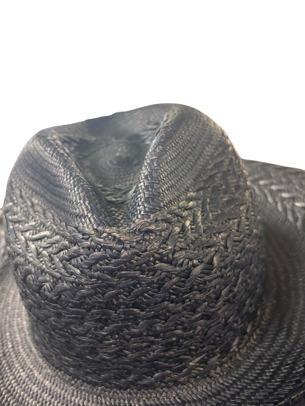 Freya Gazania Hat Woven Toquilla Straw Equador Woman’s BlackSun Hat S/M 55-57