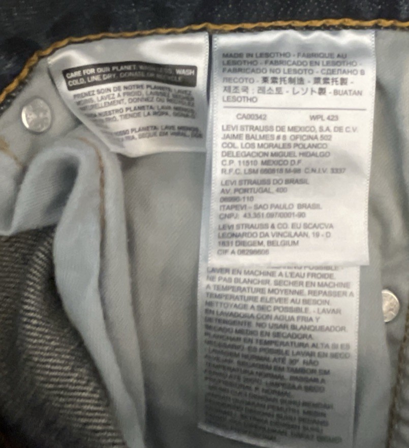 Levi Strauss & Co Men’s 505 series size 30×30