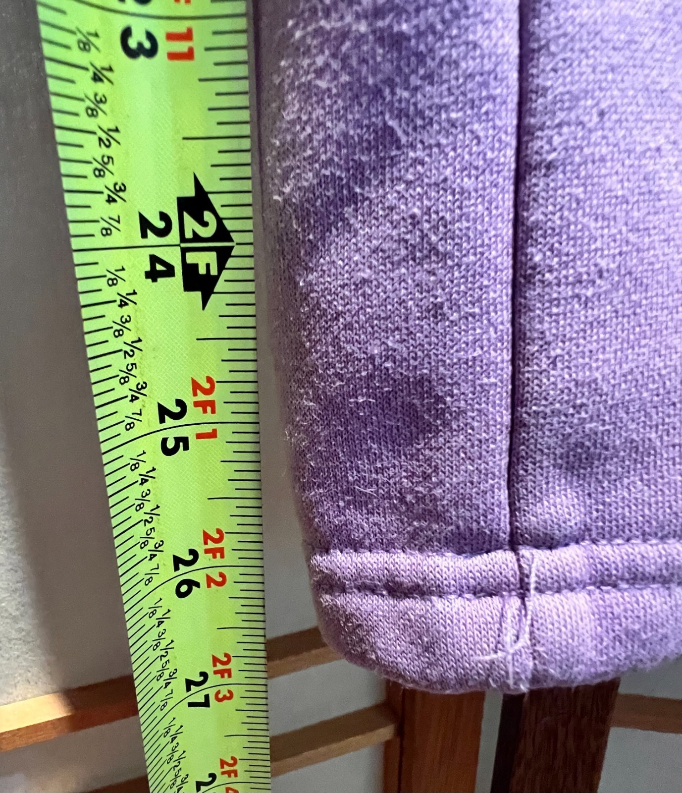 women’s sweatpants medium, lavendar. 47% cotton, 53% polyester