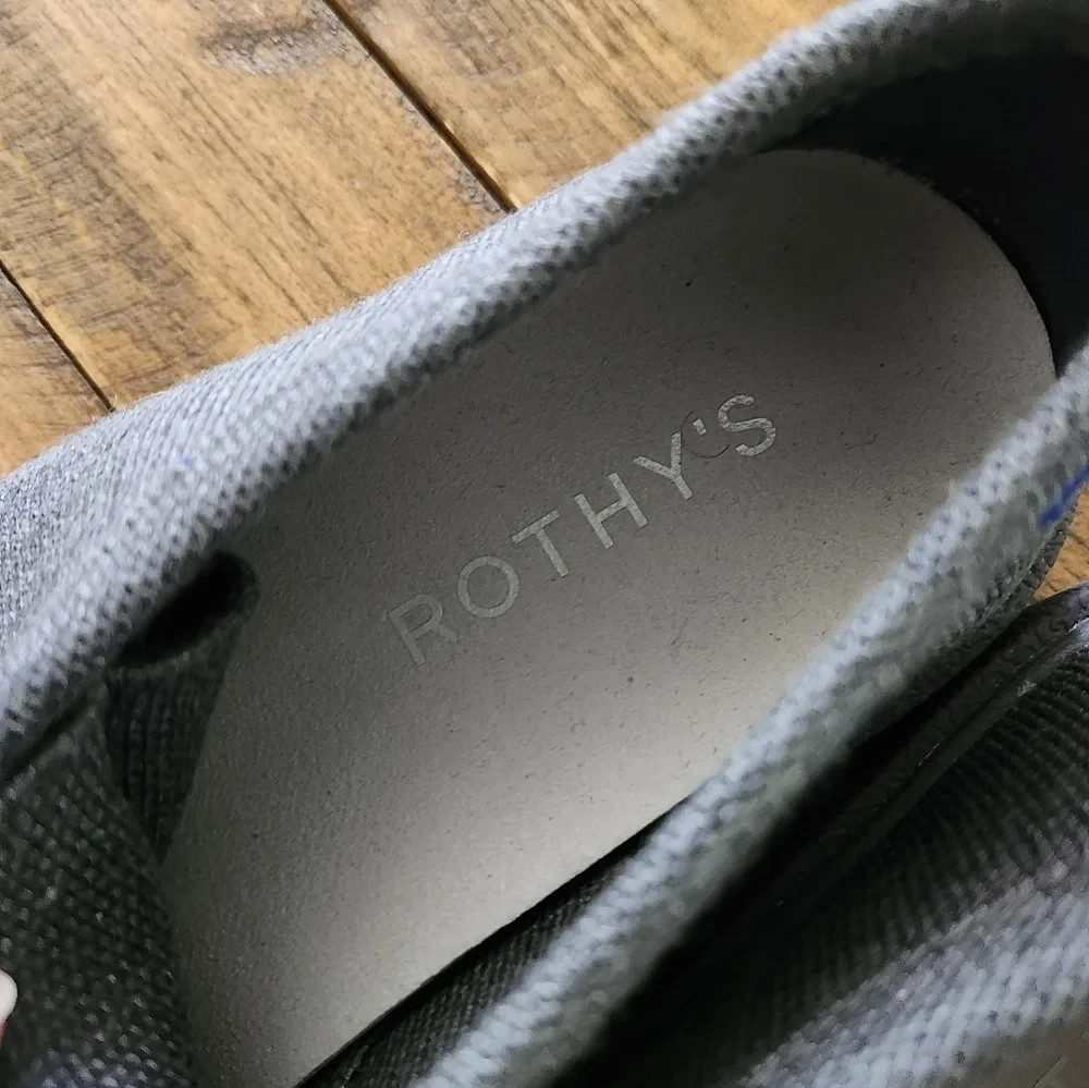 ROTHYS The Monty in Navy BLUE Gray CASUAL DERBY OXFORD SHOES MENS SIZE 12