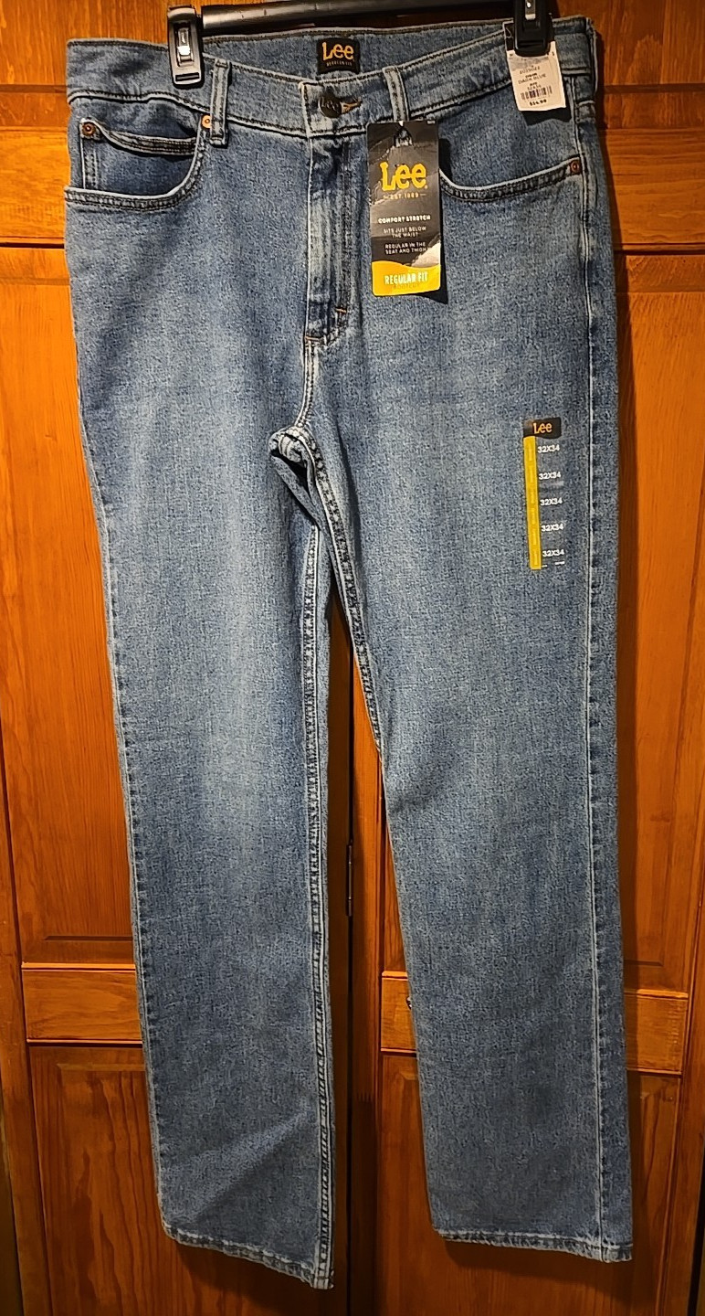 Men’s Lee Comfort Stretch Regular Fit Bootcut Jeans 32 x 34 NWT
