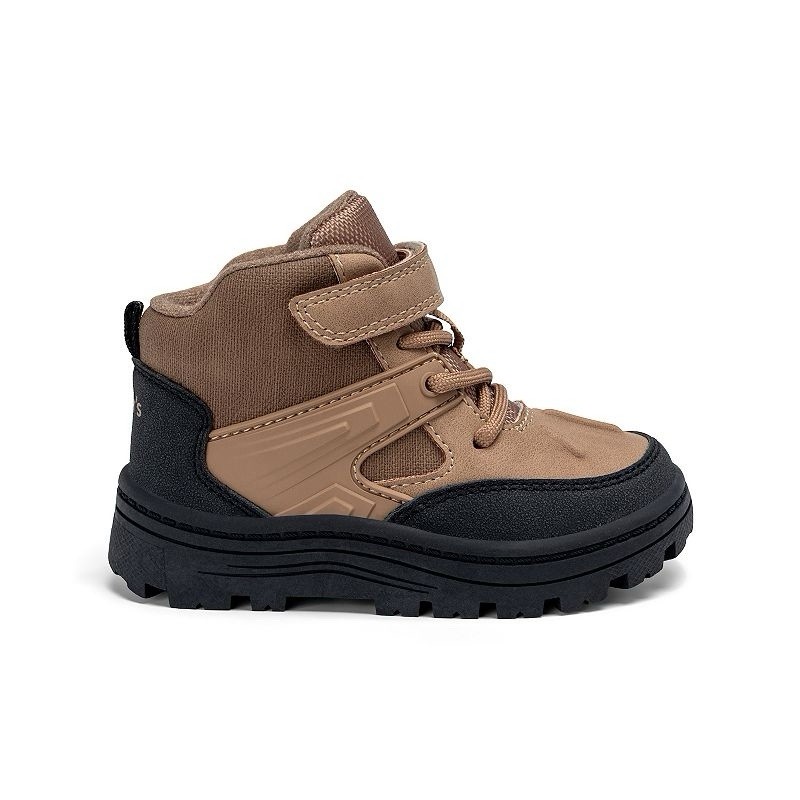 Carter’s Boys Ilker-B Boots Taupe Black Toddler Size 10 Toddler