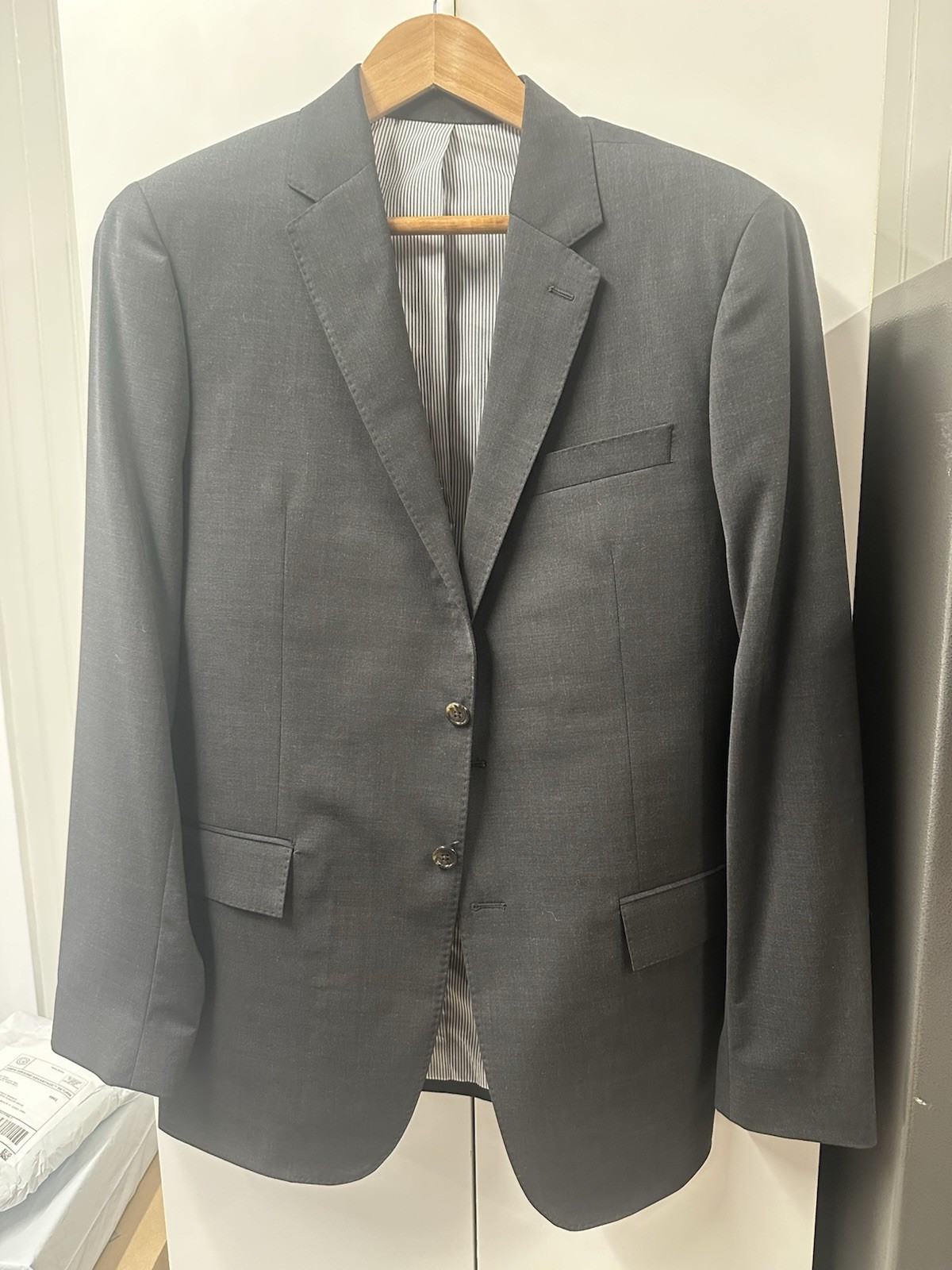 Todd Snyder Men’s Blazer Suit Sport coat Charcoal Gray Mayfair Fit (44R)