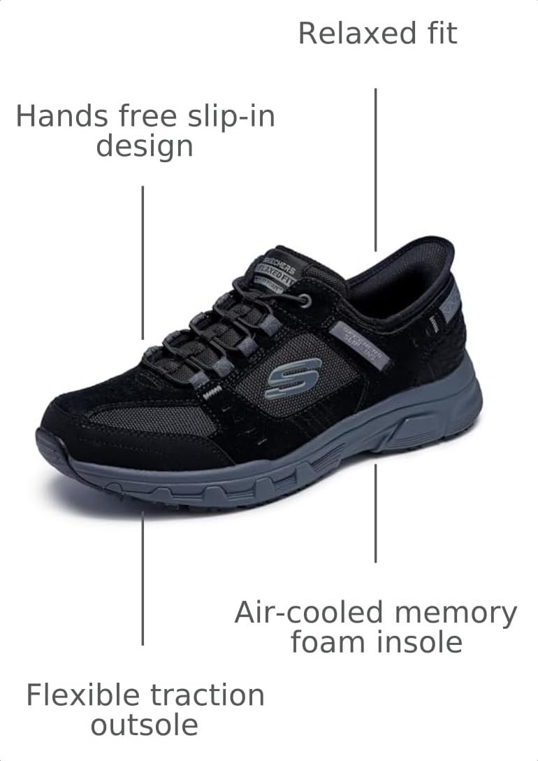 Skechers Men’s Oak Canyon Consistent Winne Hands Free Slip-in…
