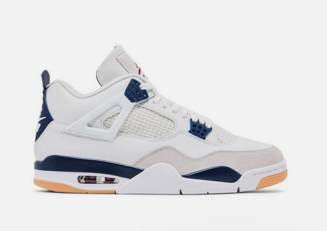Mid Top Jordan 4 Retro SB “Navy Blue” Basketball Shoes US Men’s Size 7-12