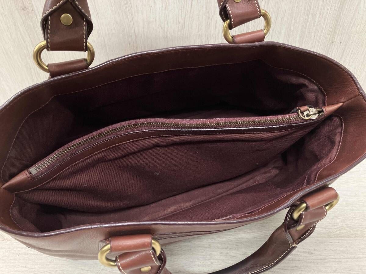 CELINE Boogie Bag Suede Brown Handbag Shoulder Tote Vintage Authentic