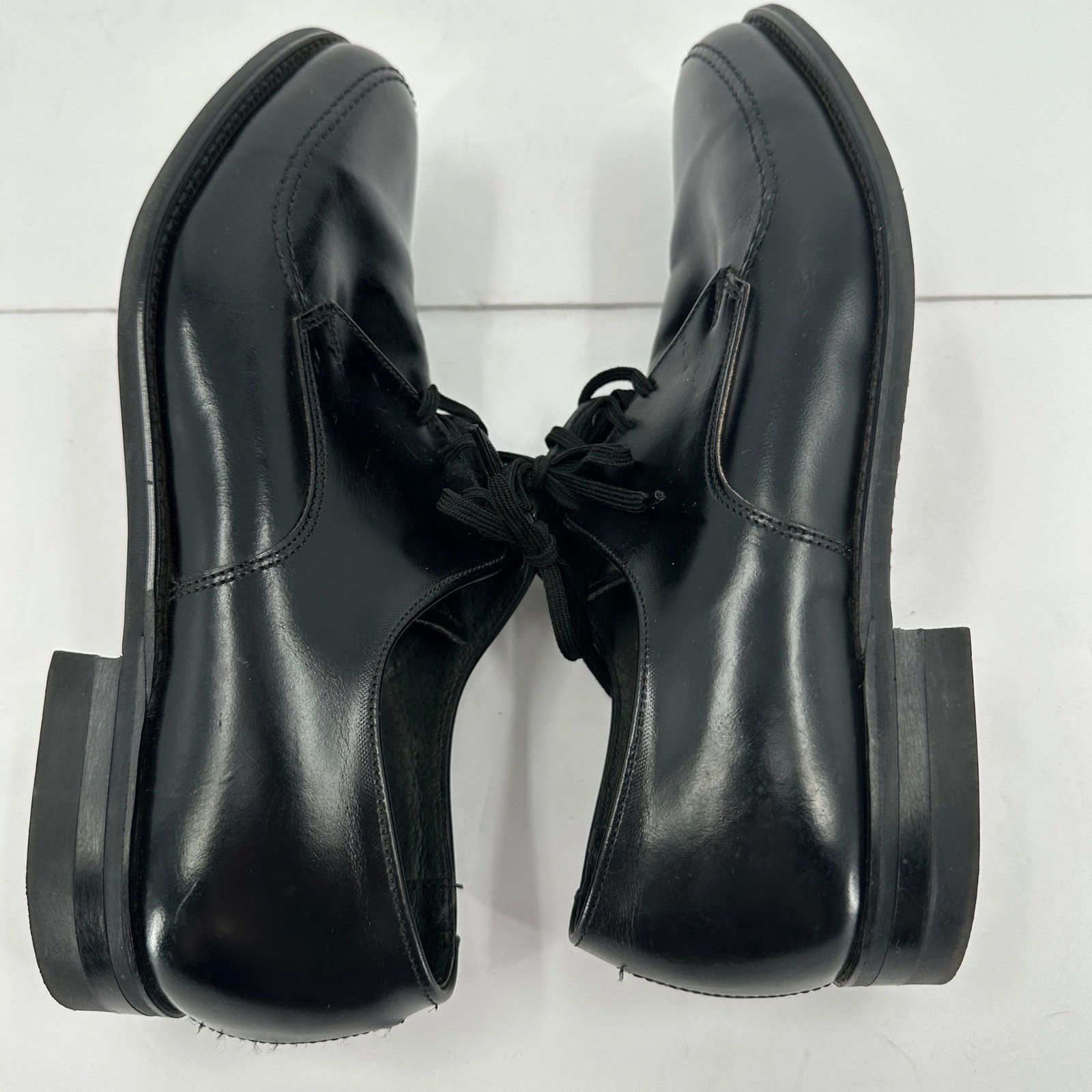 Goodyear Mens Black Leather Oxford Dress Shoes Lace Up Formal Work Size 8.5 E