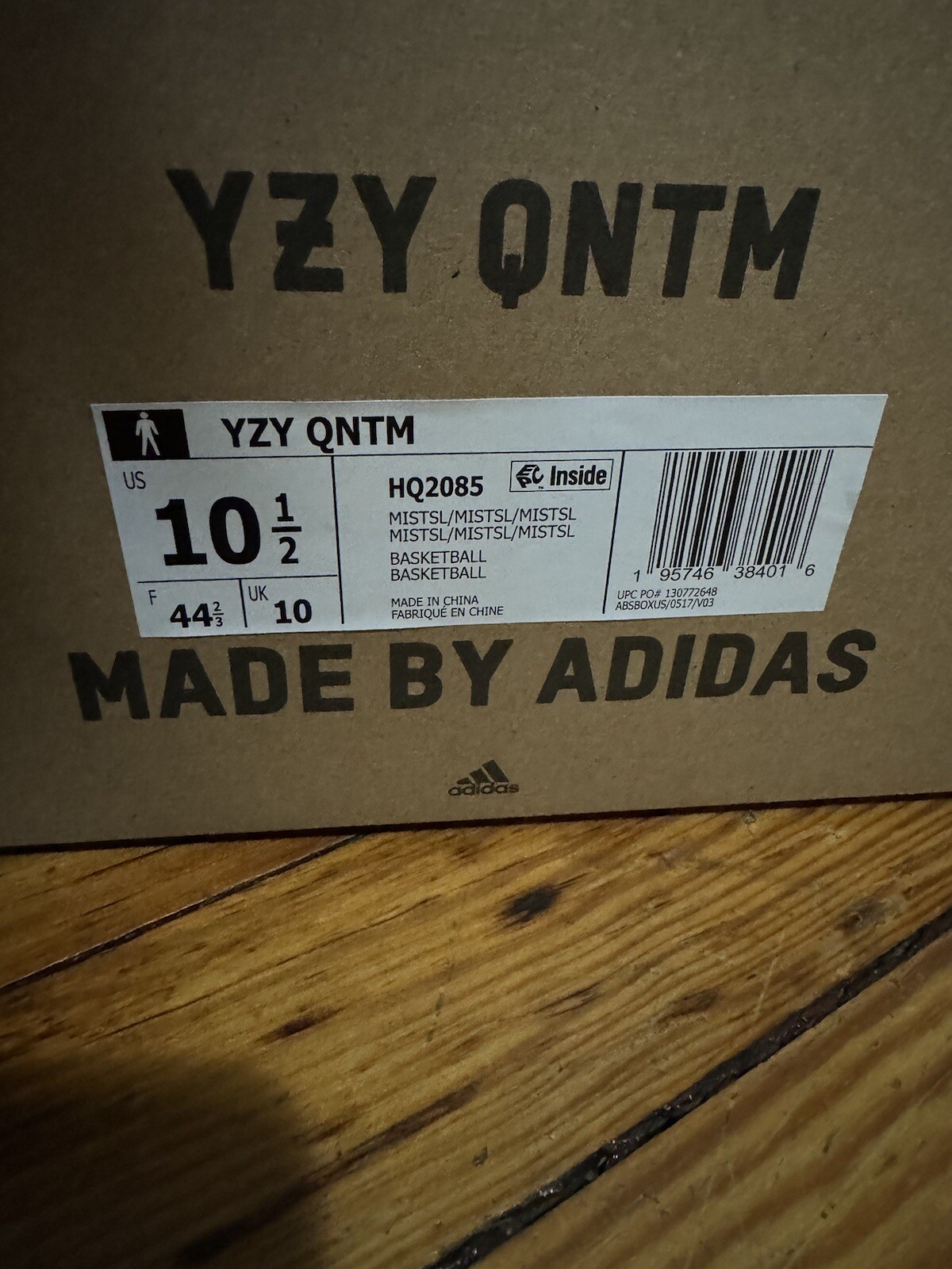 Size 10.5 – adidas Yeezy Quantum Mist Slate