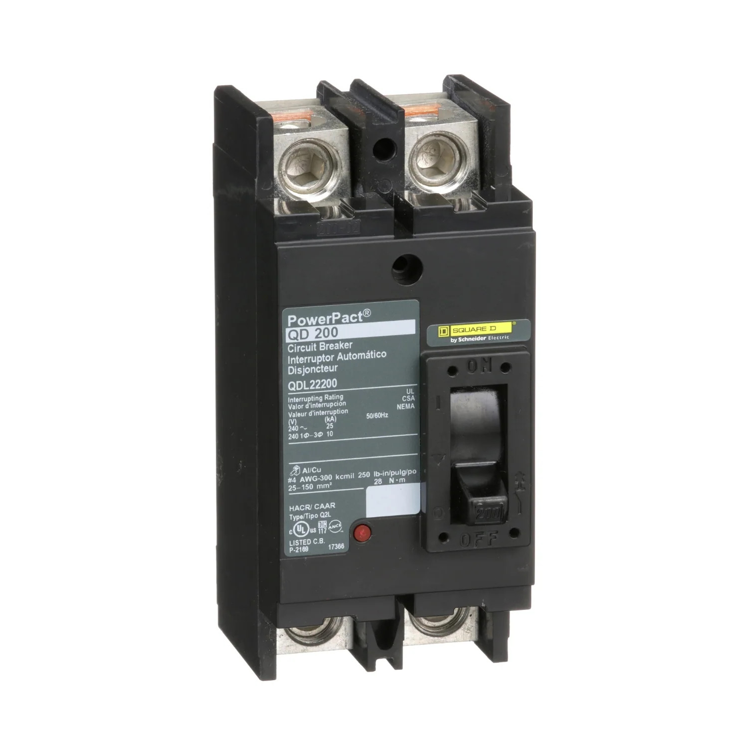 Square D QO 200 Amp Single phase (120V/240V) Non-fusible Outdoor General-d|13540