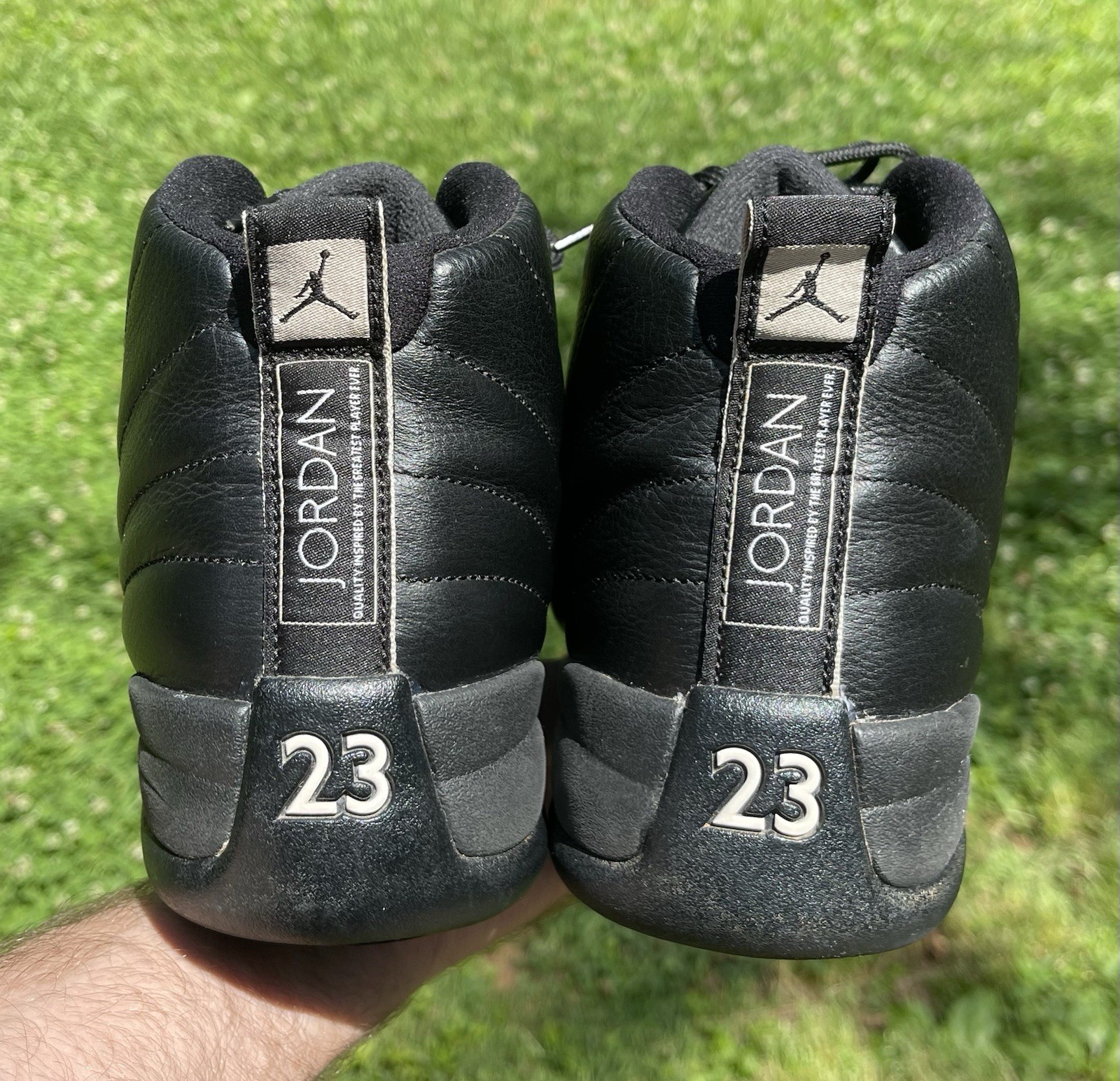 Size 10 – Air Jordan 12 Retro The Master Playoff Taxi Alternate Black White Gold