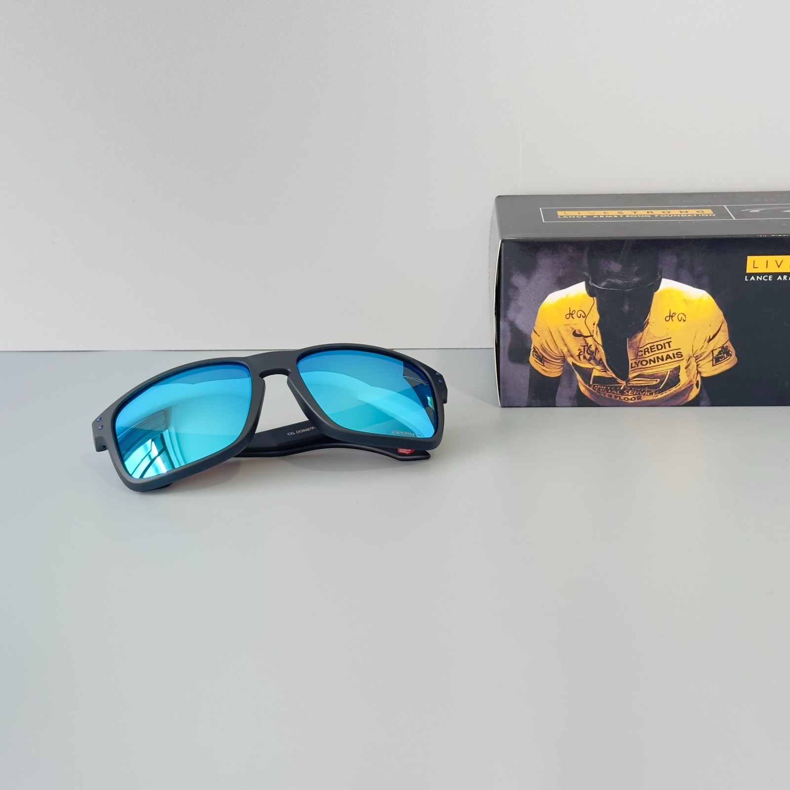 Oakley Holbrook XXL OO9487 Sunglasses Black Frame Blue Lenses Unisex