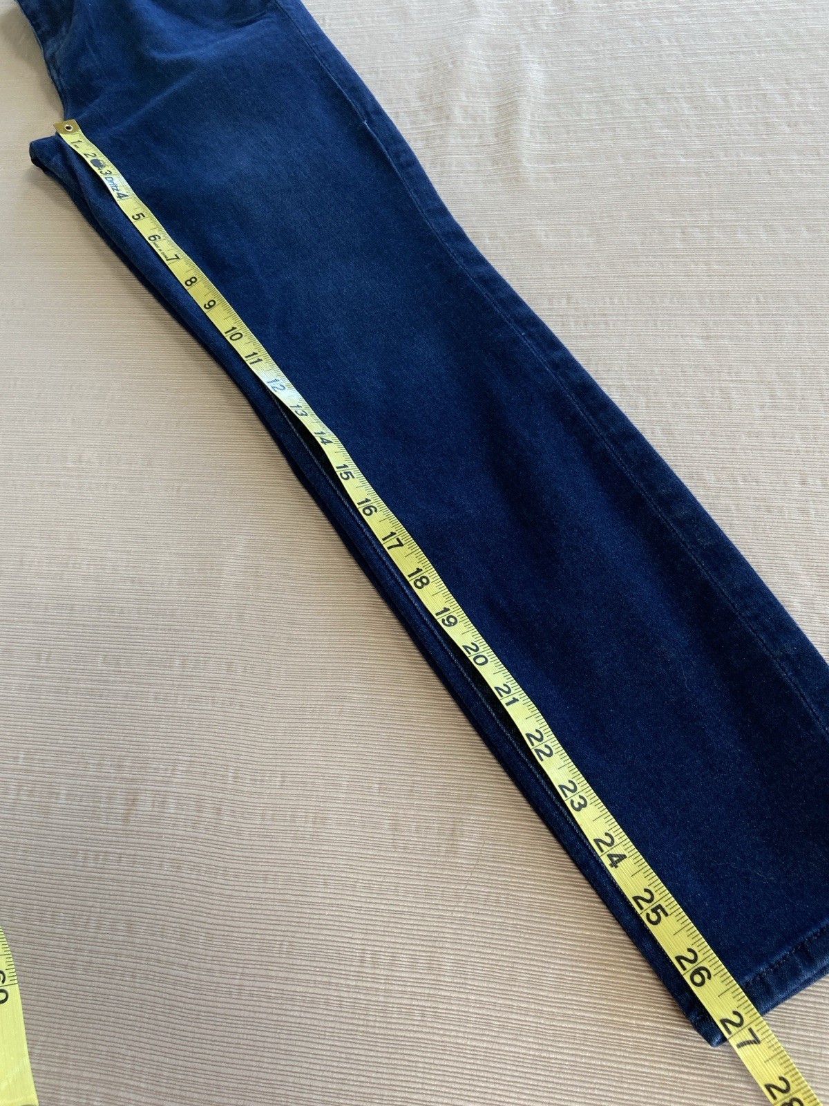 Eddie Bauer Mid Rise Slightly Curvy Skinny Ankle Stretch Jeans Dark Wash Size 2