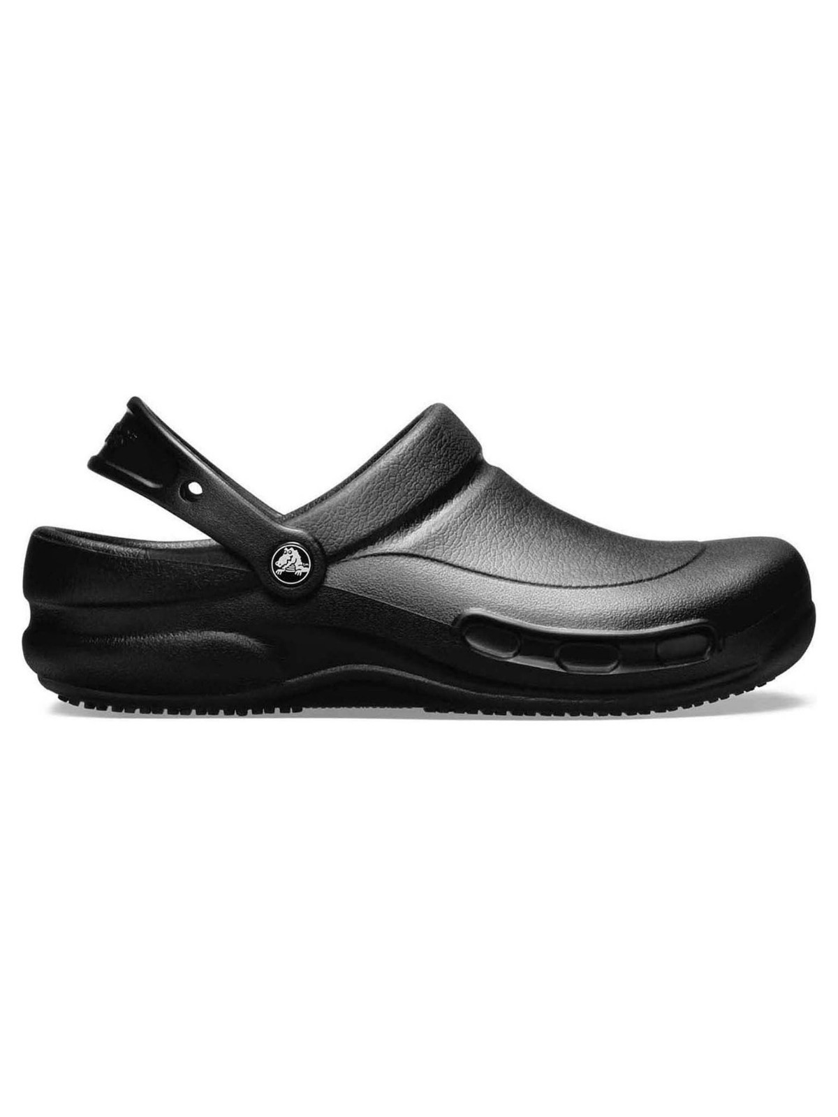 HOT Crocs at Work Unisex Bistro Slip Resistant Clog Black and Navy , All Size